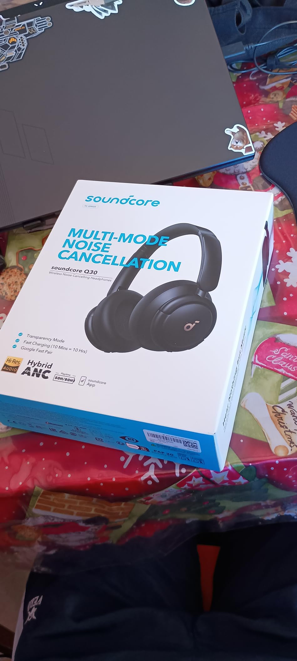 Soundcore by Anker Q30 Hybrid Active Noise Cancelling Headphones, Black customer photo 1