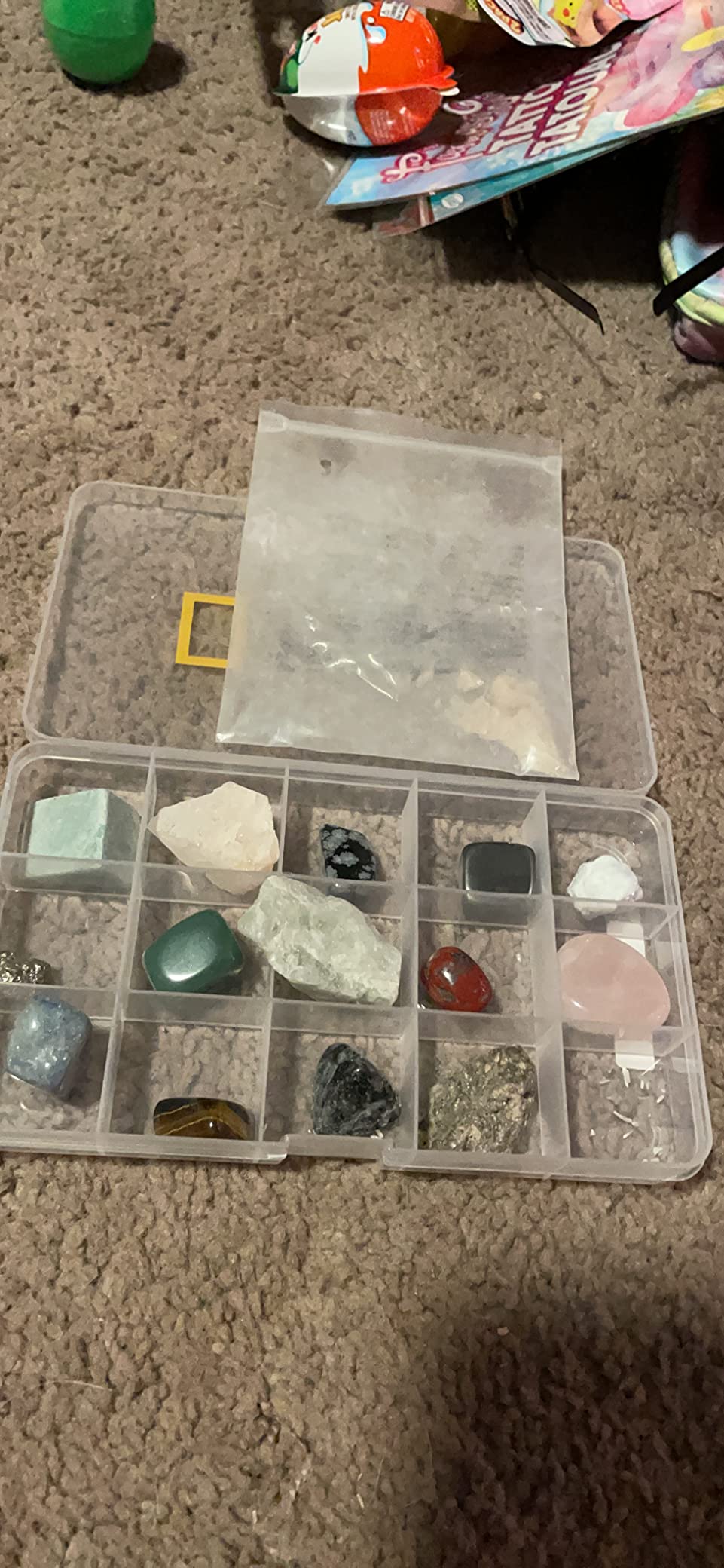 National Geographic Rock Collection Box with 15 Gemstones and Crystals | 15 Gemstones and Crystals, Storage Box, Geology Learning, Crystal Collection, Rock Identification, Birthday Gift customer photo 2
