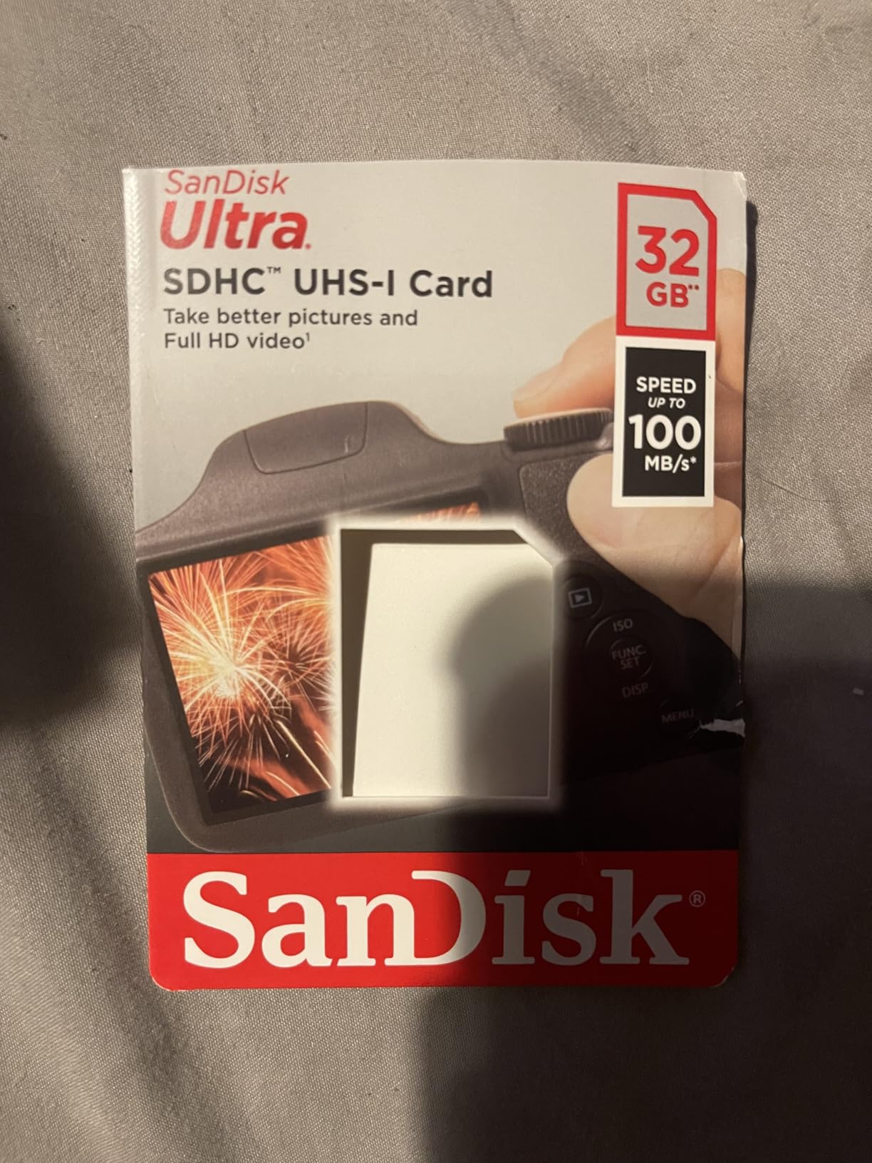 SanDisk 32GB Ultra 100MBs SDHC Memory Card | Up to 100MB/s read, Water-resistant design, Impact-resistant build customer photo 2