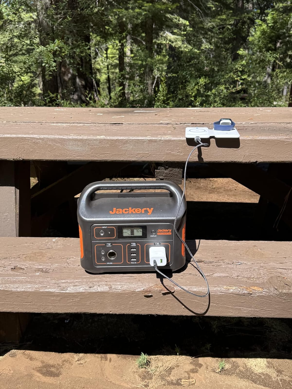 Explorer 500 v2 and 100W Solar Panel, 512Wh, 500W AC | LiFePO4 Battery, 1000W Surge, 14 lbs Lightweight, AC Cable Included, Solar Generator customer photo 2