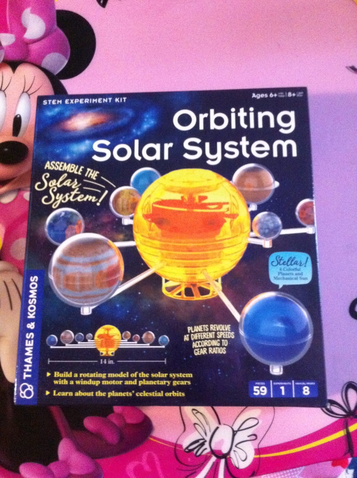 Thames & Kosmos Orbiting Solar System STEM Kit | Build a Rotating Solar System Model with Windup Motor | Explore Gear Ratios customer photo 2
