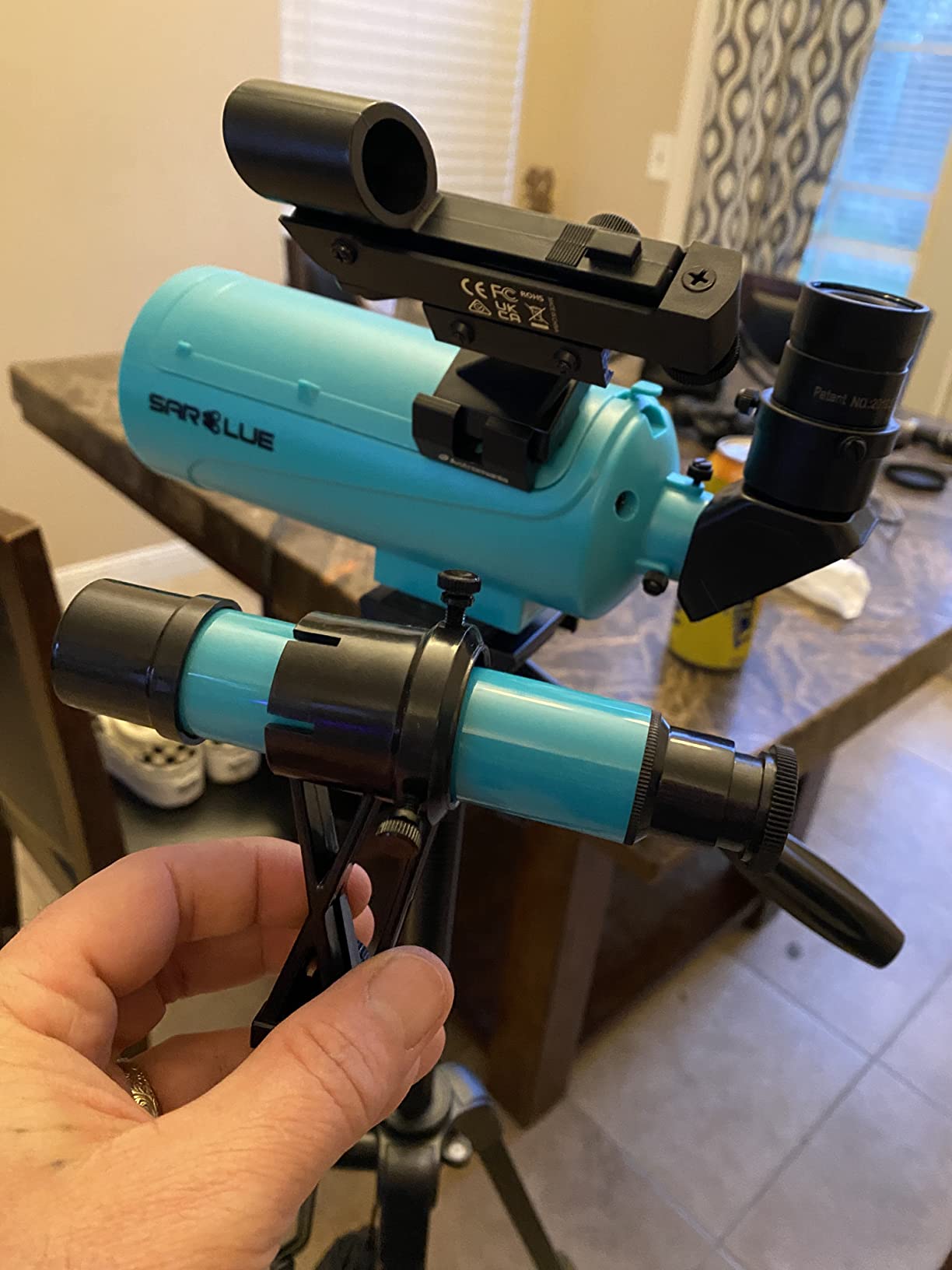 Brightness Red Dot Finderscope, Star Pointer Viewfinder Astronomical Telescope Accessories with Slide-in Bracket customer photo 1