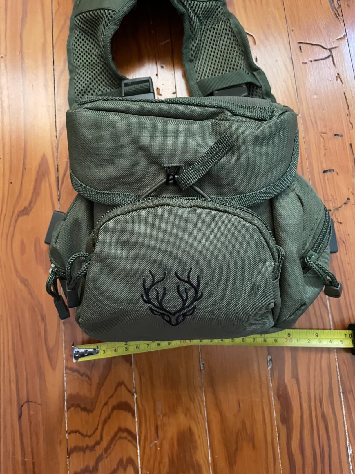 Binocular Harness Chest Pack - Lightweight Bino Harness with Rangefinder Pouch, Silent Hunting Chest Rig and Binocular Case w/ MOLLE system, Veteran Owned Gear customer photo 1