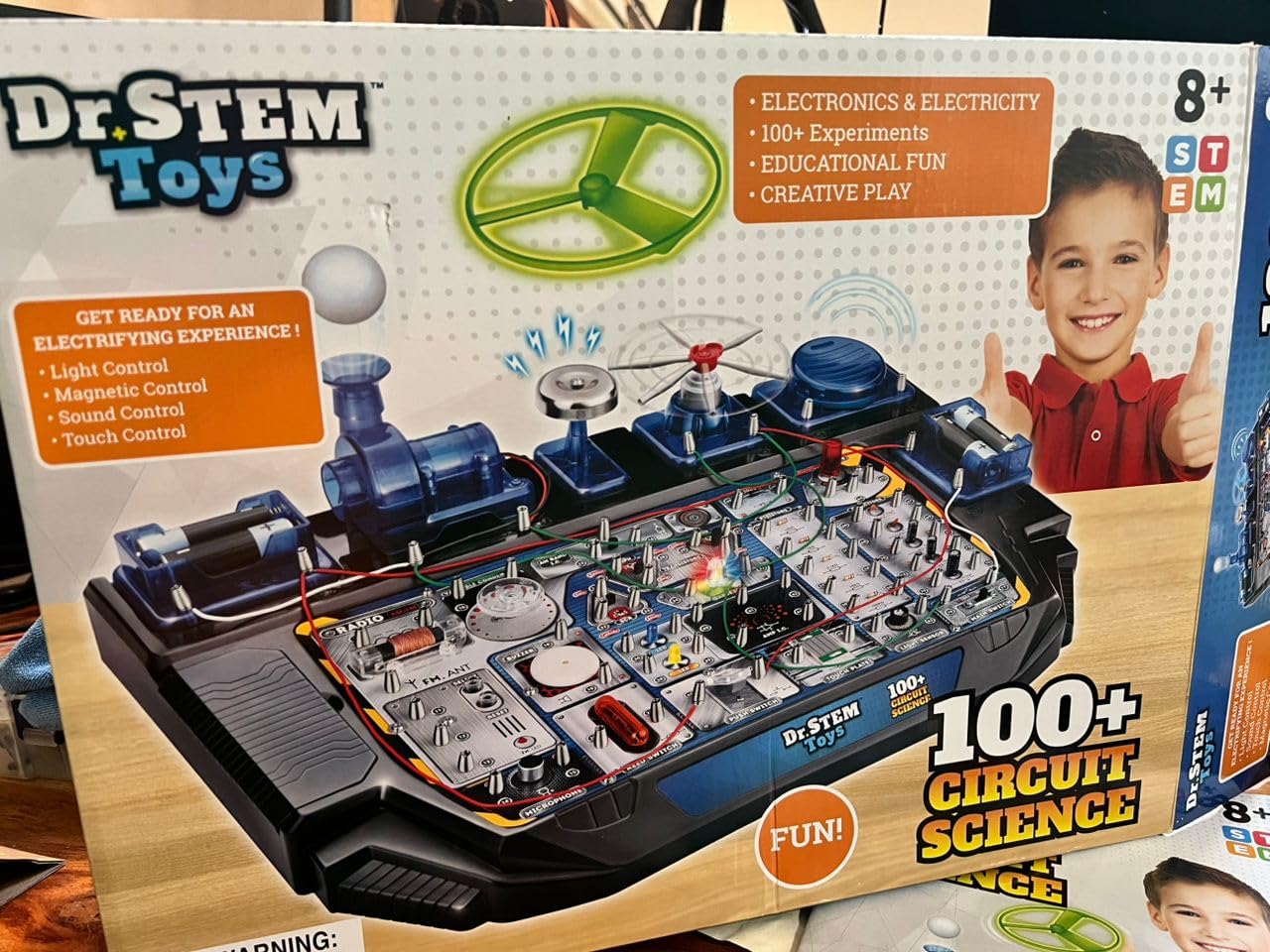Dr. STEM Toys Circuit Science Kit, Includes Over 100 Electrical Experiments with Lights, Sounds, and Action - for Boys and Girls Ages 8+ customer photo 2