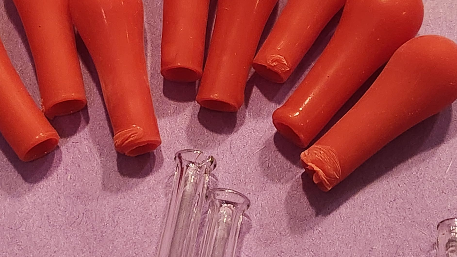 16 Pieces Glass Pipettes Graduated Dropper 2 Pcs 0.5 ml to 10 ml Glass Liquid Dropper with Rubber Caps customer photo 2