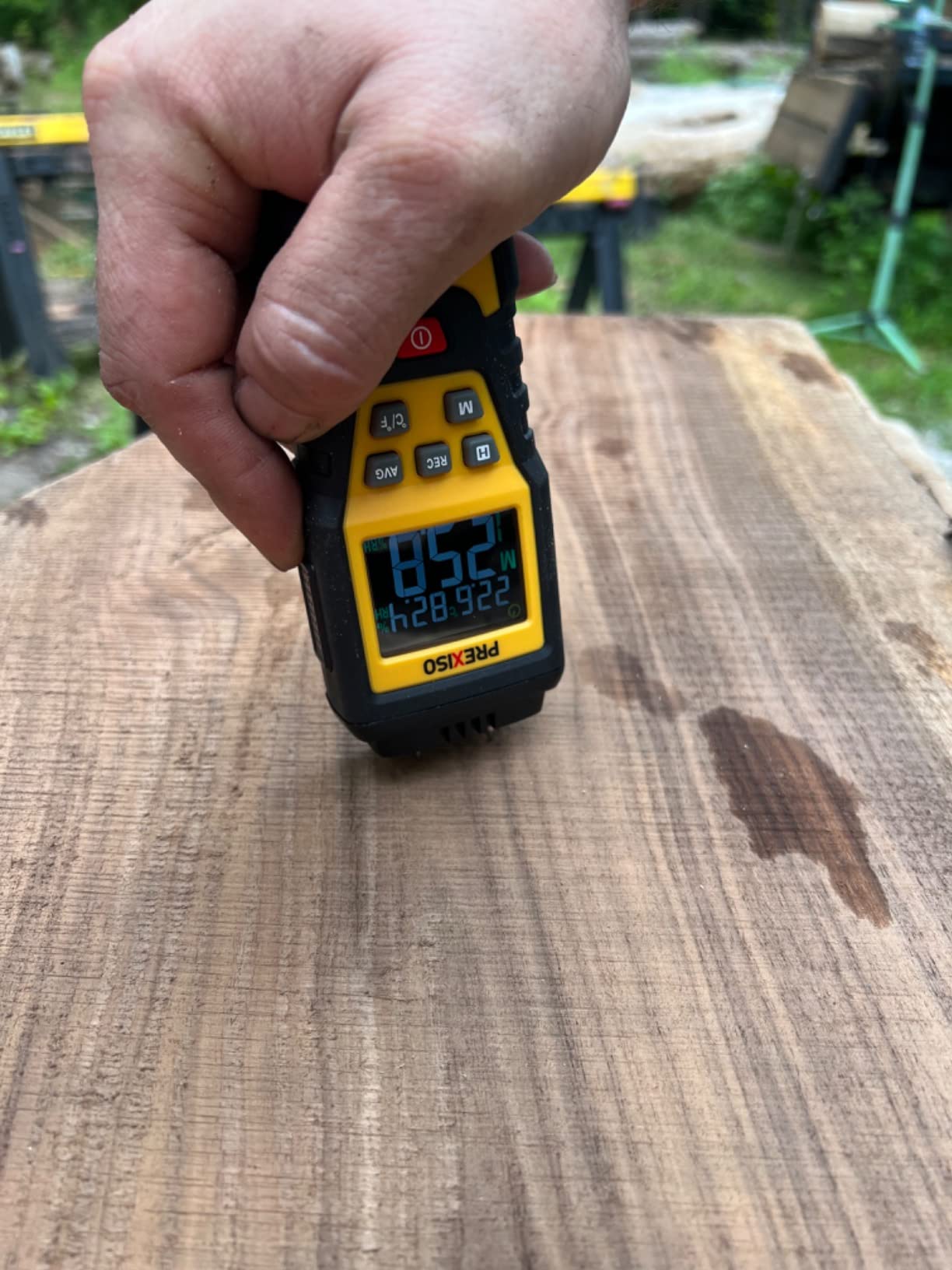 PREXISO Wood Moisture Meter - 7 in 1 Digital Moisture Meter for Firewood, Woodworking, Walls, Home, Drywall, Paper, Floor - Moisture Reader, Pin-Type Water Leak Detector, Dampness Meter customer photo 2