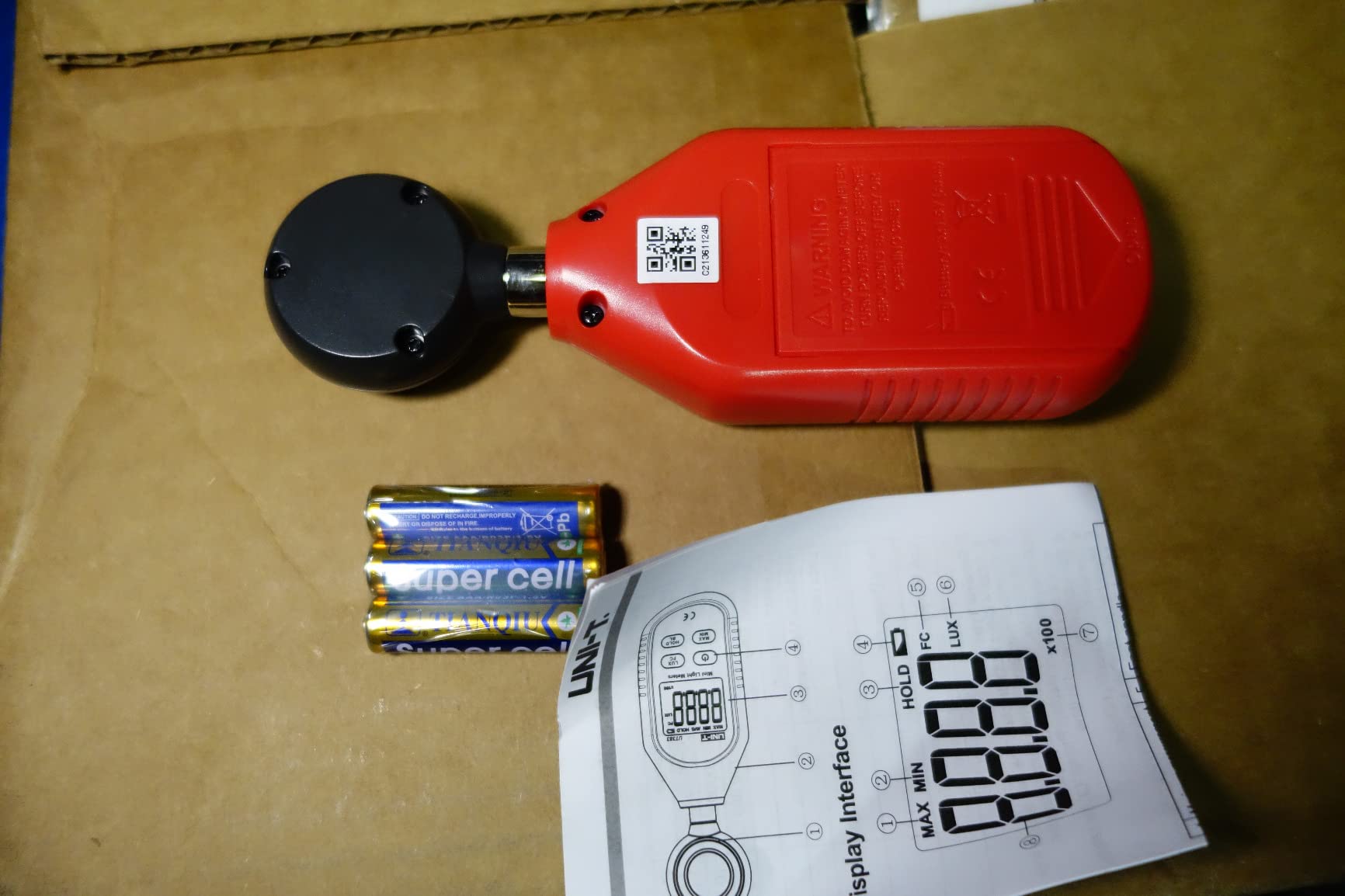 UNI-T UT383 Light Meter Digital Illuminance Meter Lux Meter | 0~199,900 Lux (0~18,500 FC) Foot Candles Luxmeter for Film Photography Plants Photo customer photo 1