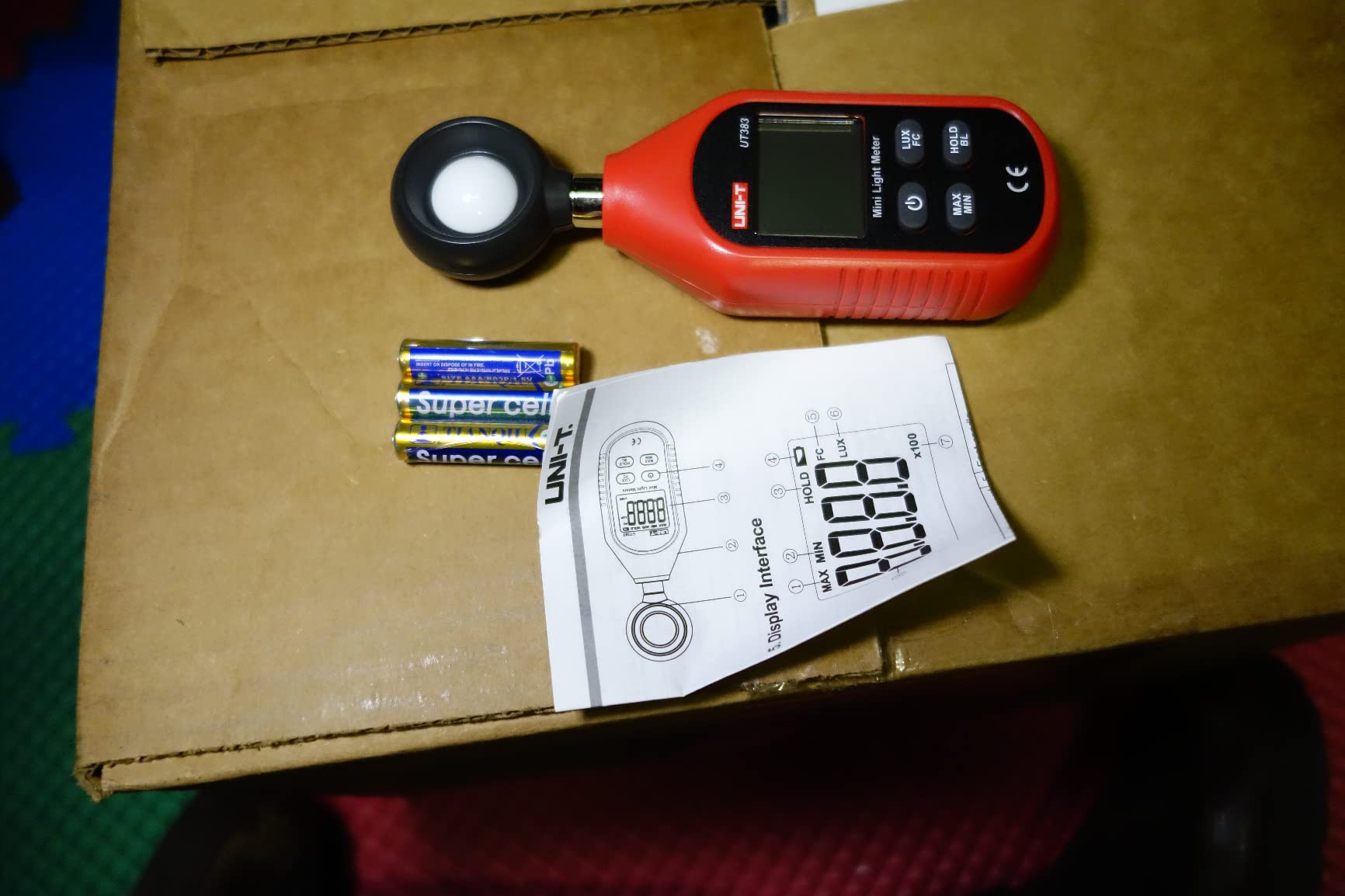 UNI-T UT383 Light Meter Digital Illuminance Meter Lux Meter | 0~199,900 Lux (0~18,500 FC) Foot Candles Luxmeter for Film Photography Plants Photo customer photo 2