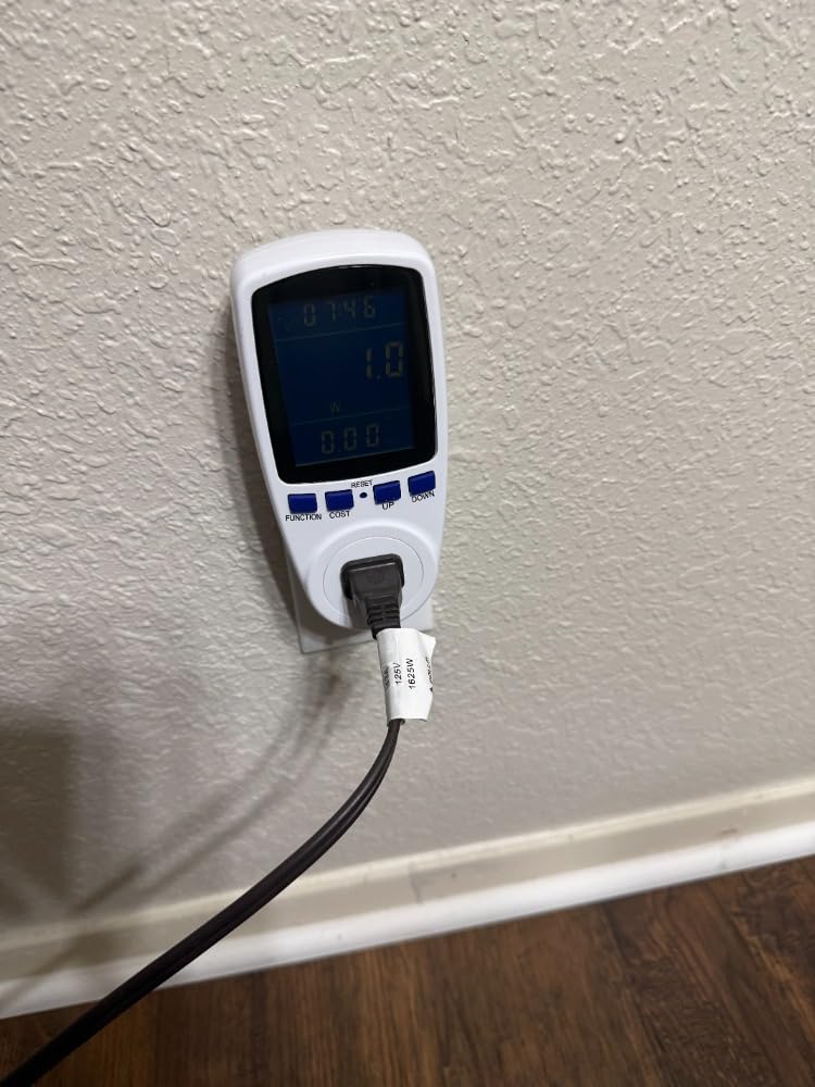 Upgraded Watt Power Meter Plug Home Electrical Usage Monitor Consumption, Energy Voltage Amps Kill Tester with Backlight, Overload Protection, 7 Modes Display customer photo 2