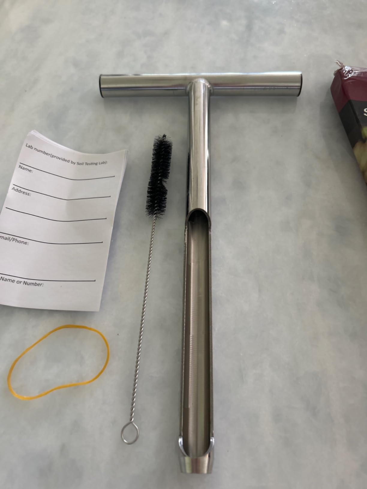 SturdyShape Premium Soil Probe Sampler Kit Made with High Grade Stainless Steel (12 Inch) customer photo 2