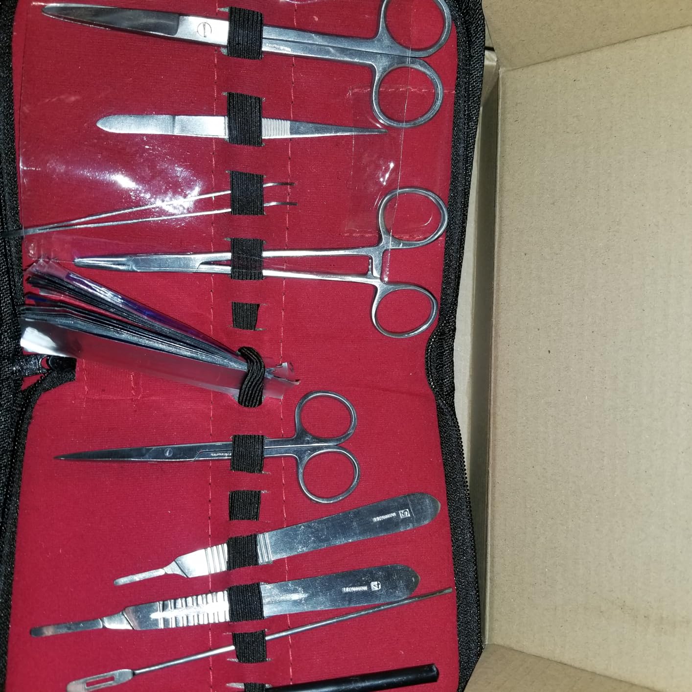 30 Pcs Advanced Dissection Kit Biology Lab Anatomy Dissecting Set for Medical Students and Veterinary with Stainless Steel Scalpel Knife Handle Blades customer photo 1
