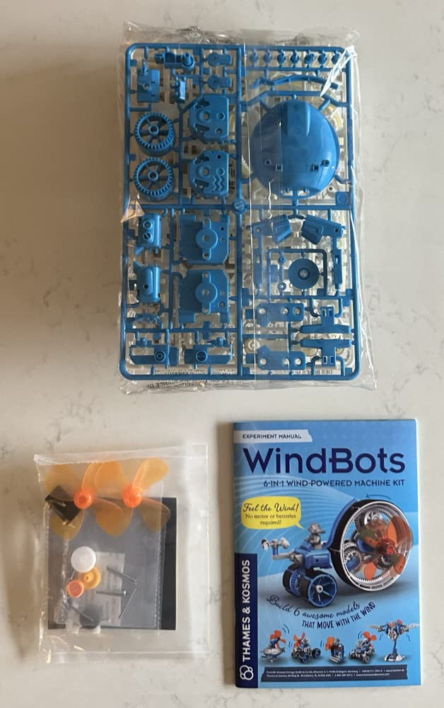 Thames & Kosmos WindBots 6-in-1 Engineering STEM Kit | Build 6 Wind-Powered Bots, No Batteries/Electricity Required | Explore Wind Technology, Gear Ratios & More | Full-Color Manual & Experiment Guide customer photo 2