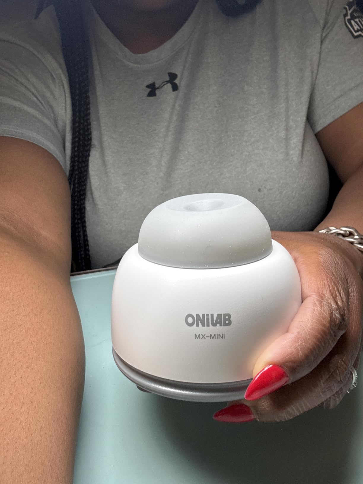 ONiLAB Mini Vortex Mixer with Touch Function, Lab Mixing, Nail Polish,Eyelash Adhesives and Acrylic Paints Mixing, Lab Vortexer for Tubes,Include 120 pcs Stainless Steel Mixing Balls customer photo 2