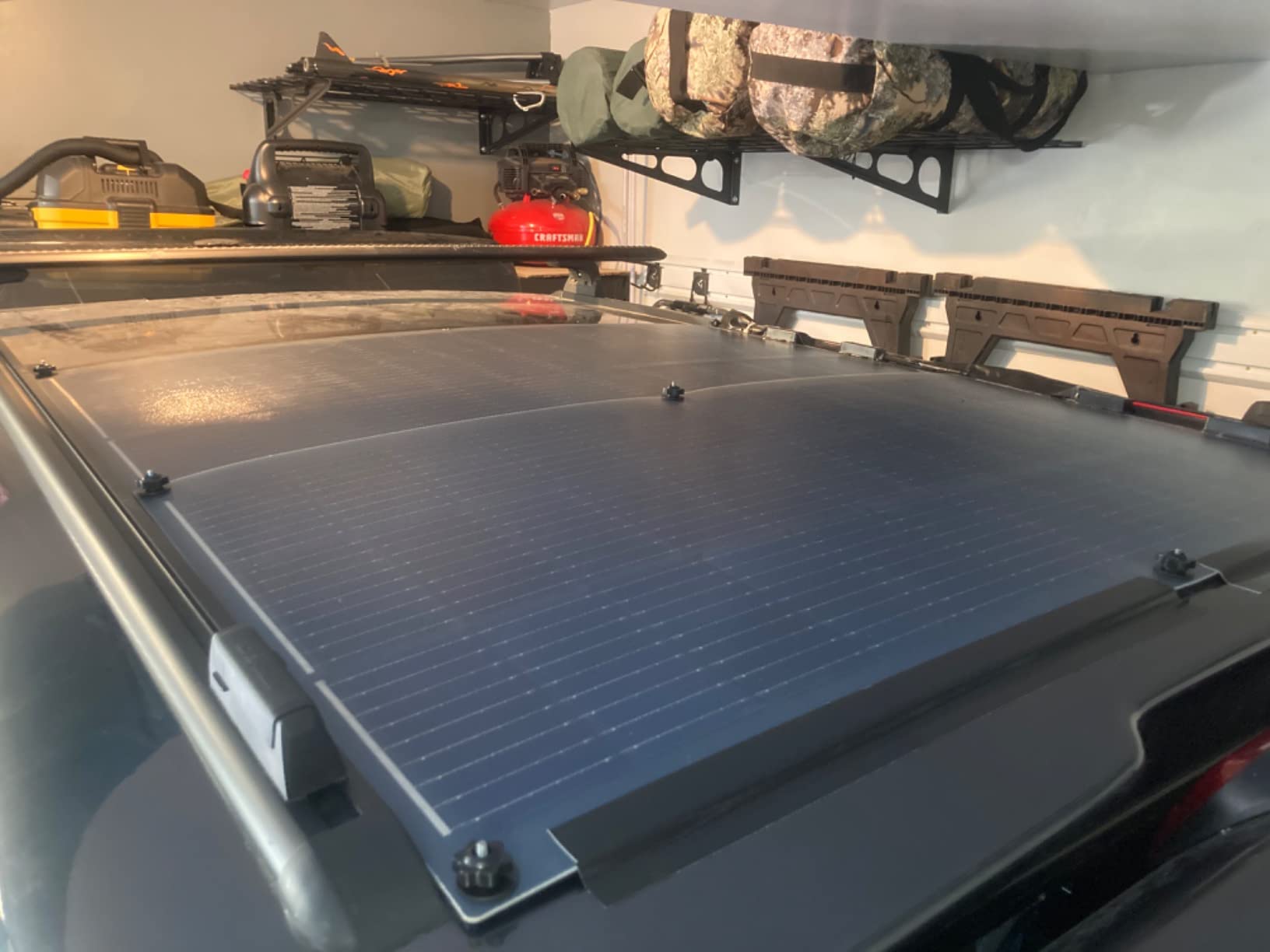 Renogy Flexible Solar Panel 100 Watt, 240° Ultra Flex Bendable | 100W Flexible Solar Panel for Marine RV Cabin Van Car Boat Curve Surfaces Off-Grid Systems, 0.1 Inch Lightweight, Black customer photo 1