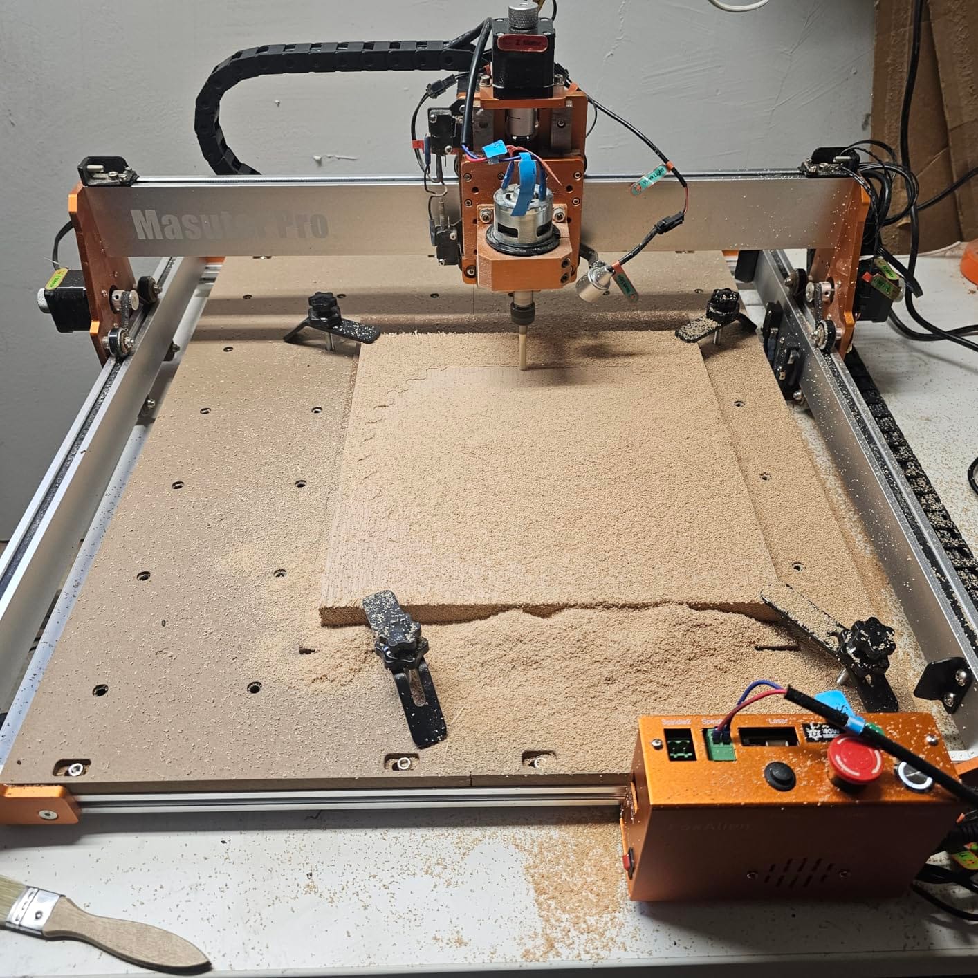 FoxAlien Masuter Pro 3-Axis CNC Router Machine, Beginner Hobby Engraving Machine All-Metal Structure for Wood Acrylic MDF Nylon Routing Milling Carving customer photo 2