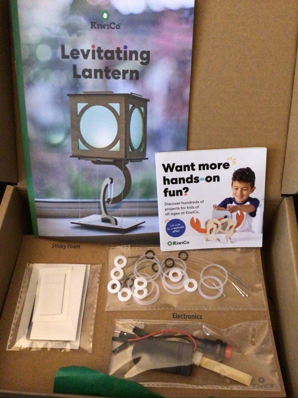 KiwiCo Levitating Lantern - STEM Physics Science Project & Building Kit for Kids Ages 9+ - Robotics Science Gift customer photo 2