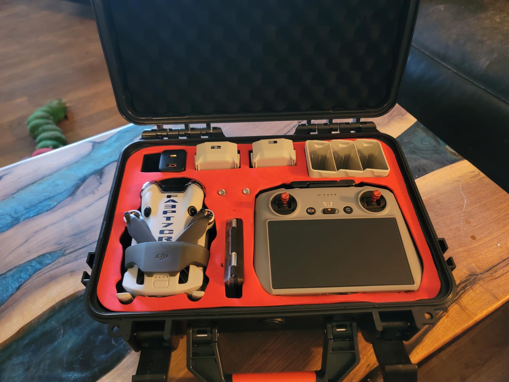 STARTRC Mini 3 Case, Waterproof Case for DJI Mini 4 Pro for Skyrover X1 | Hard Carrying Bag for DJI Mini 3/4 Pro for Skyrover X1 Fly More Combo Accessories, Case for RC2/RC-N3 Controller,7 Batteries customer photo 1