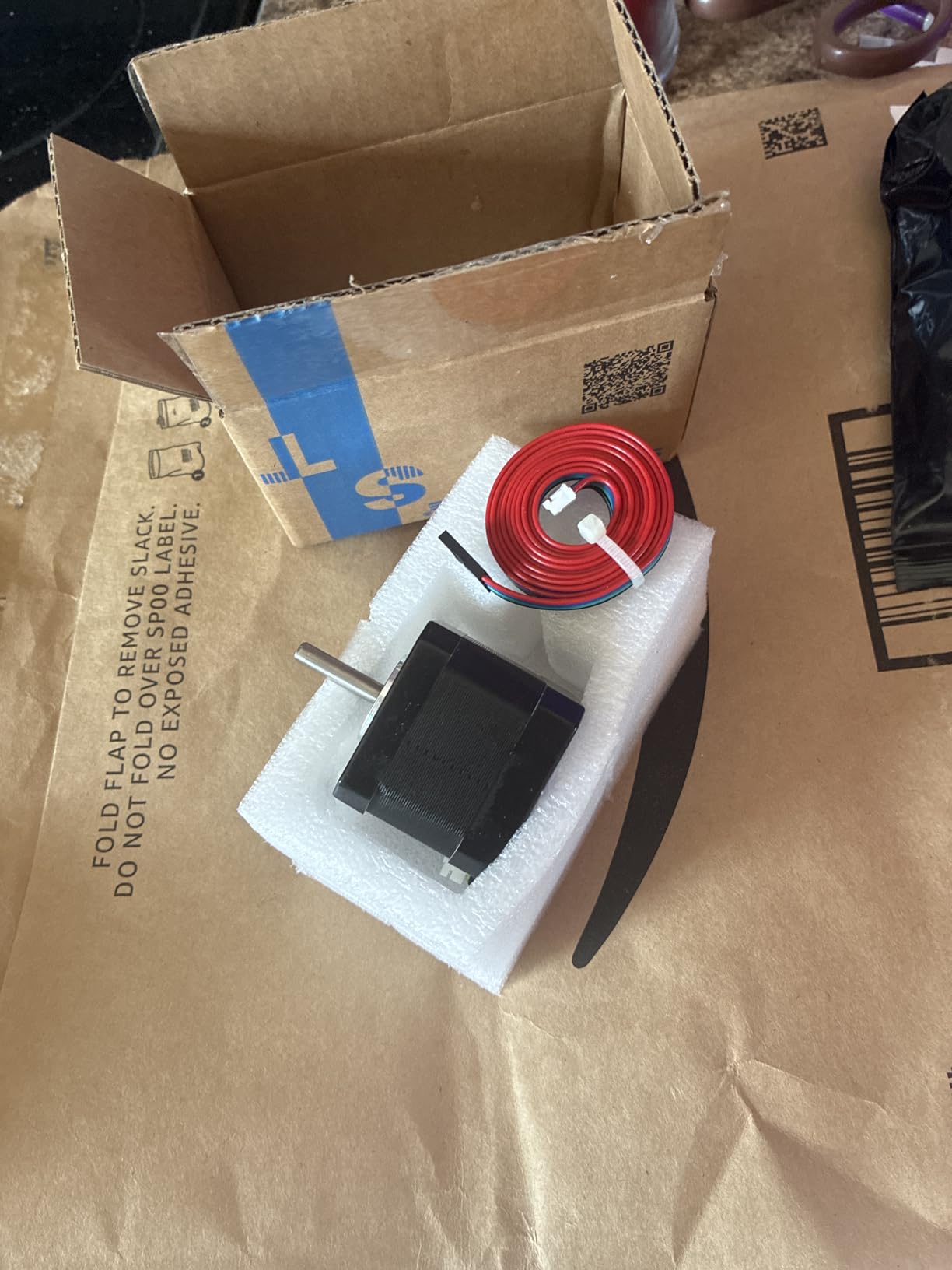 STEPPERONLINE 1 Pack Nema 17 Stepper Motor Bipolar 1.5A 42Ncm 42x42x38mm 1.8deg 4 Wires with 1m Cable and Connector customer photo 1