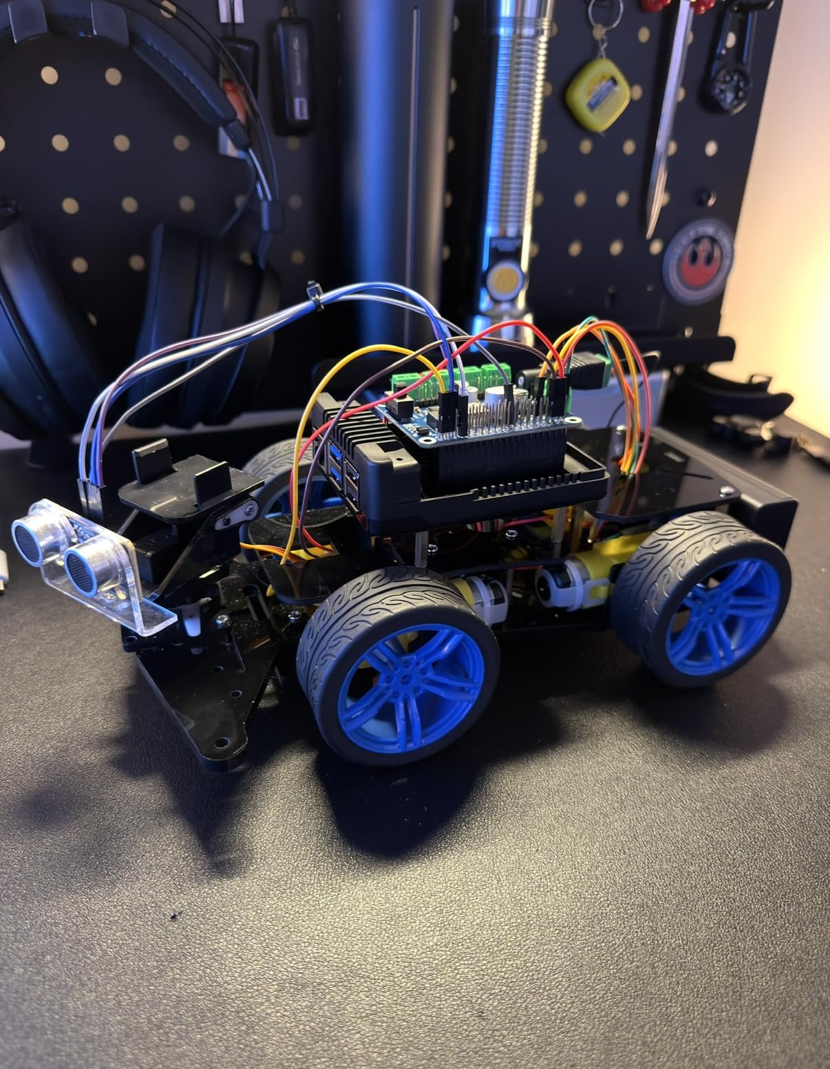 Arduino Robot Car Kit - 4WD Smart Robot Car Chassis with Motors, Wheels and Battery Case for Arduino R3/R4/Leonardo/Raspberry Pi 5/4B/3B+/3B/2B/1B+ customer photo 2