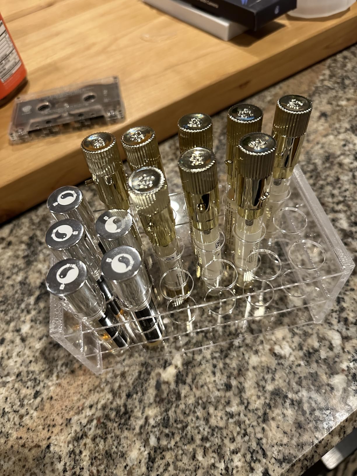 Clear Acrylic Test Tube Rack 18 Holes Test Tube Holder for 10ML/15ML Test Tubes (1 Piece) customer photo 1