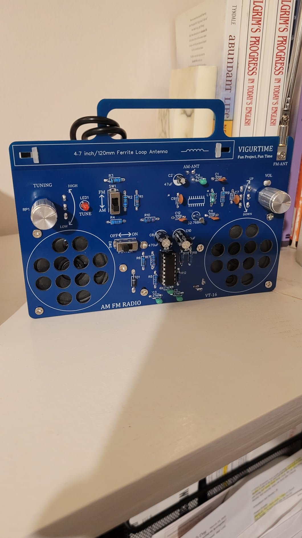 AM/FM Radio Kit | Soldering Project DIY Kit for Practicing Teaching Electronics | Stereo | Great STEM Project and Gift | Upgraded Version VT-16 customer photo 2