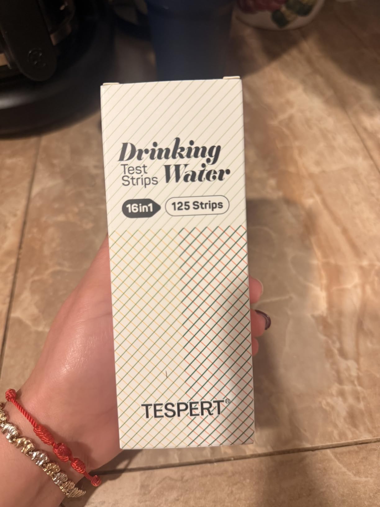 TESPERT Drinking Water Test Strips 125ct, Lead Home Tap Well Water Test Kit | 30s Quick Screening 16 in 1 Water Tester for Lead, Nickel, Nitrate, Iron, Copper, Hardness, pH, Alkalinity, Chlorine & More customer photo 2