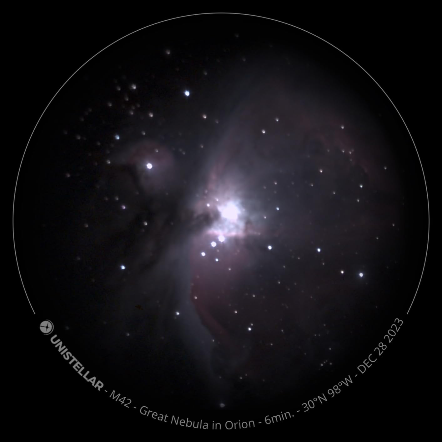 UNISTELLAR eVscope 2 Smart Telescope (with Eyepiece), 114mm f/4 (450mm) Digital & Computerized, App-Controlled Motorized Alt-Az, Manual Fine Focus, RAW/FITS Export, 64GB, Tripod, 9h Battery customer photo 1