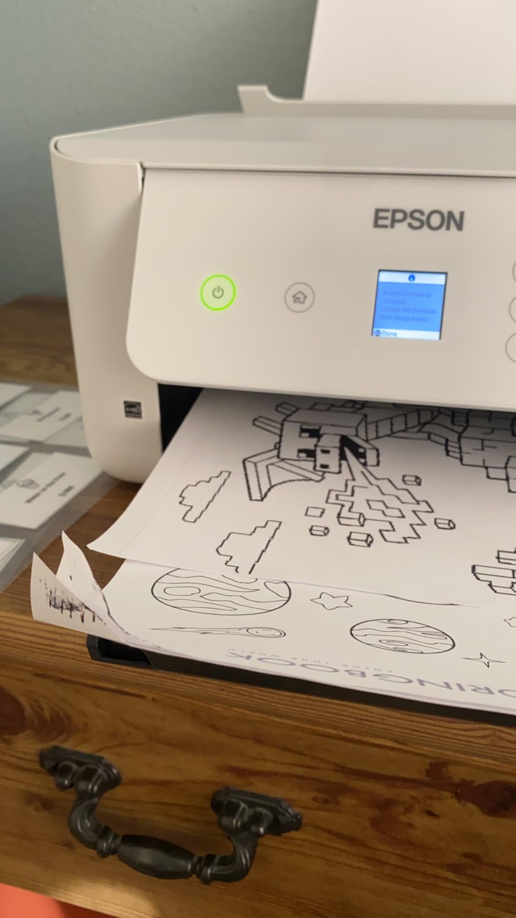 Epson EcoTank ET-2803 Wireless Color All-in-One Supertank Printer | Cartridge-free print, scan, copy; up to 10 ppm, borderless photo printing, AirPrint; ideal for home and everyday use customer photo 2