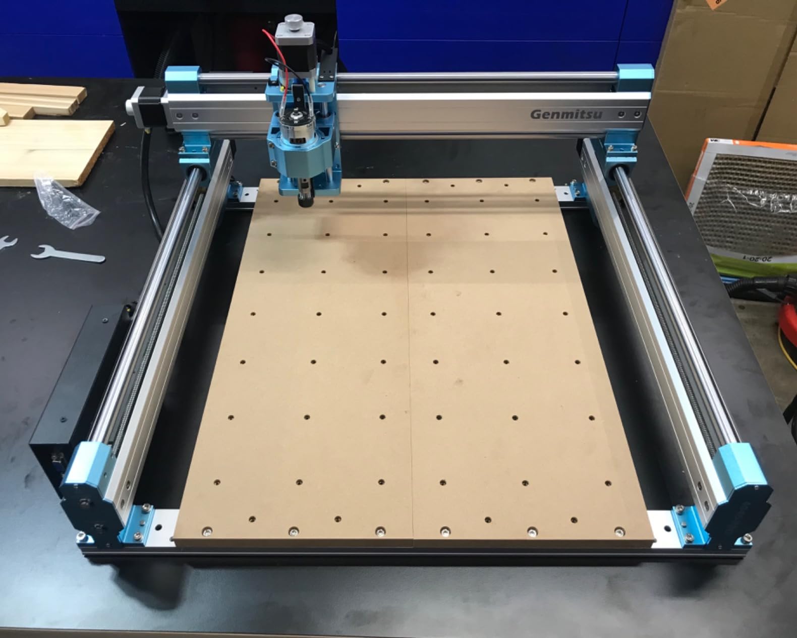 Genmitsu 4040-PRO CNC Router Machine for Metal Acrylic Cutting Milling | Upgraded Version, GRBL Control, Lead Screw Driven, 3-Axis Engraving, 17.1'' x 15.7'' x 3.1'' Working Area customer photo 2