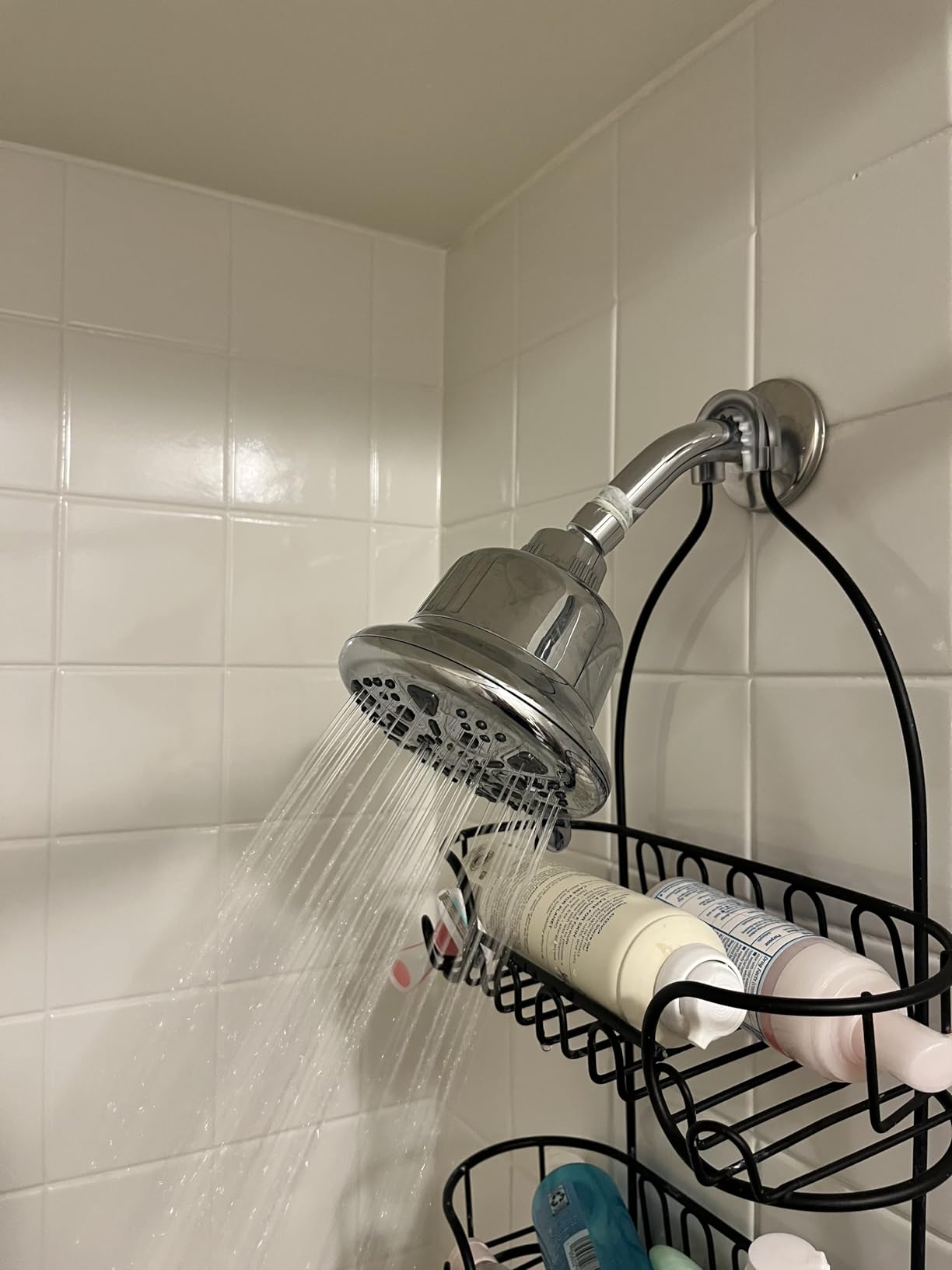 MakeFit Filtered Shower Head - High Pressure Shower Head with Filter for Hard Water Softener - 7 Settings Bathroom Rain Showerhead to Remove Chlorine and Heavy Metals (Chrome) customer photo 1