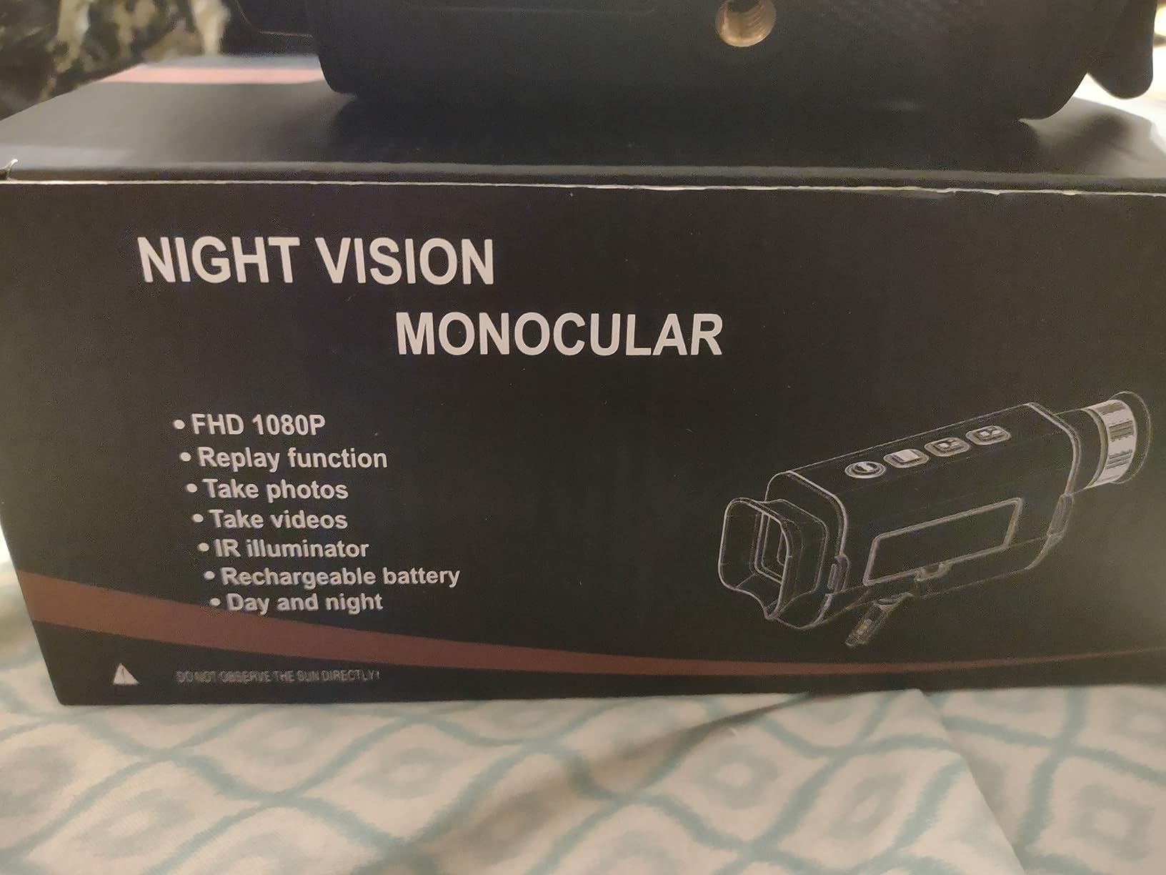 Upgraded Night Vision Monocular Digital Infrared Monocular Telescope for 100% Darkness with 8X Zoom 2000mAh Rechargeable Battery Tripod 32 GB SD Card & Card Reader, for Adult Hunting Camping customer photo 2
