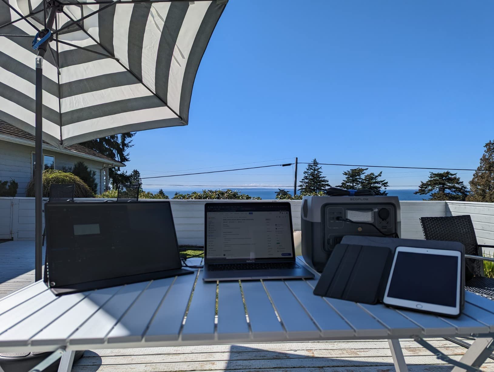 EF ECOFLOW Portable Power Station RIVER 2 Pro, 768Wh LiFePO4 Battery, 70 Min Fast Charging, 4X800W (X-Boost 1600W) AC Outlets, Solar Generator for Outdoor Camping/RVs/Home Use Black customer photo 2