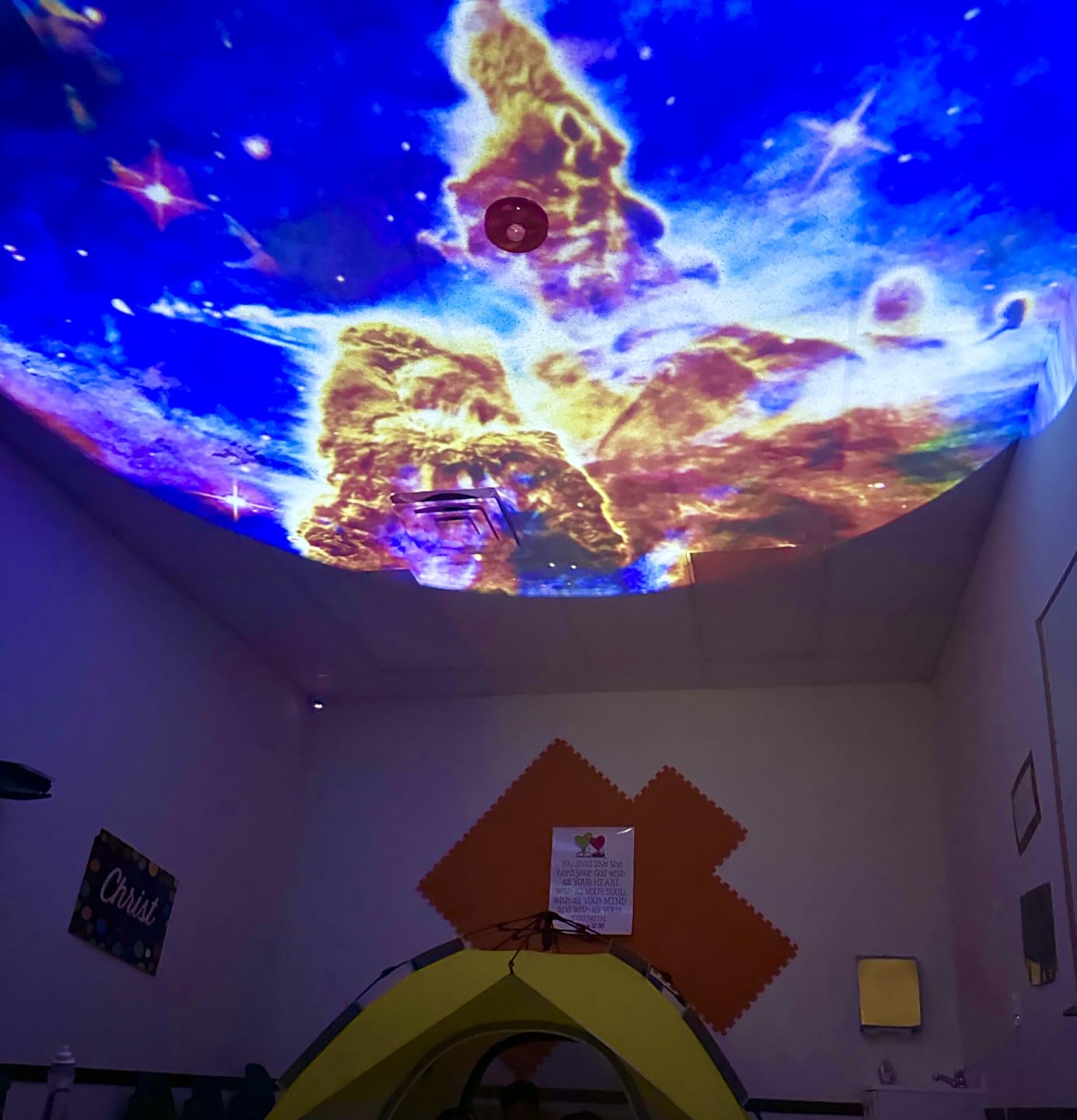 Galaxy Projector, 13 in 1 Planetarium Star Projector Realistic Starry Sky Night Light with Solar System Constellation Moon for Bedroom Ceiling Home Theater Living Room Decor customer photo 1