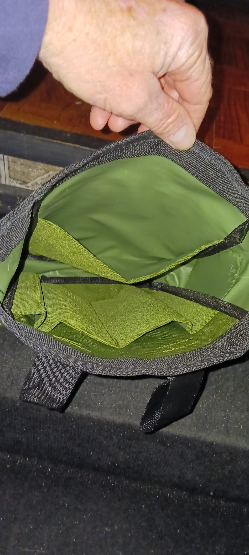 Metal Detecting Finds Bag Waist Digger Pouch Tools Bag for PinPointer Garrett Detector Xp ProPointer Accessories (Grassgreen) customer photo 2