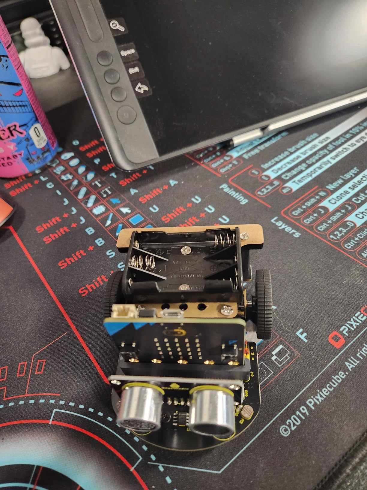 KEYESTUDIO Microbit Robot Car Starter Kit Compatible with BBC Micro:bit V2 | DIY Programmable Robots Car Kit, STEM Educational Project, for Graphical Makecode and Python Coding Car(without Micro bit) customer photo 2