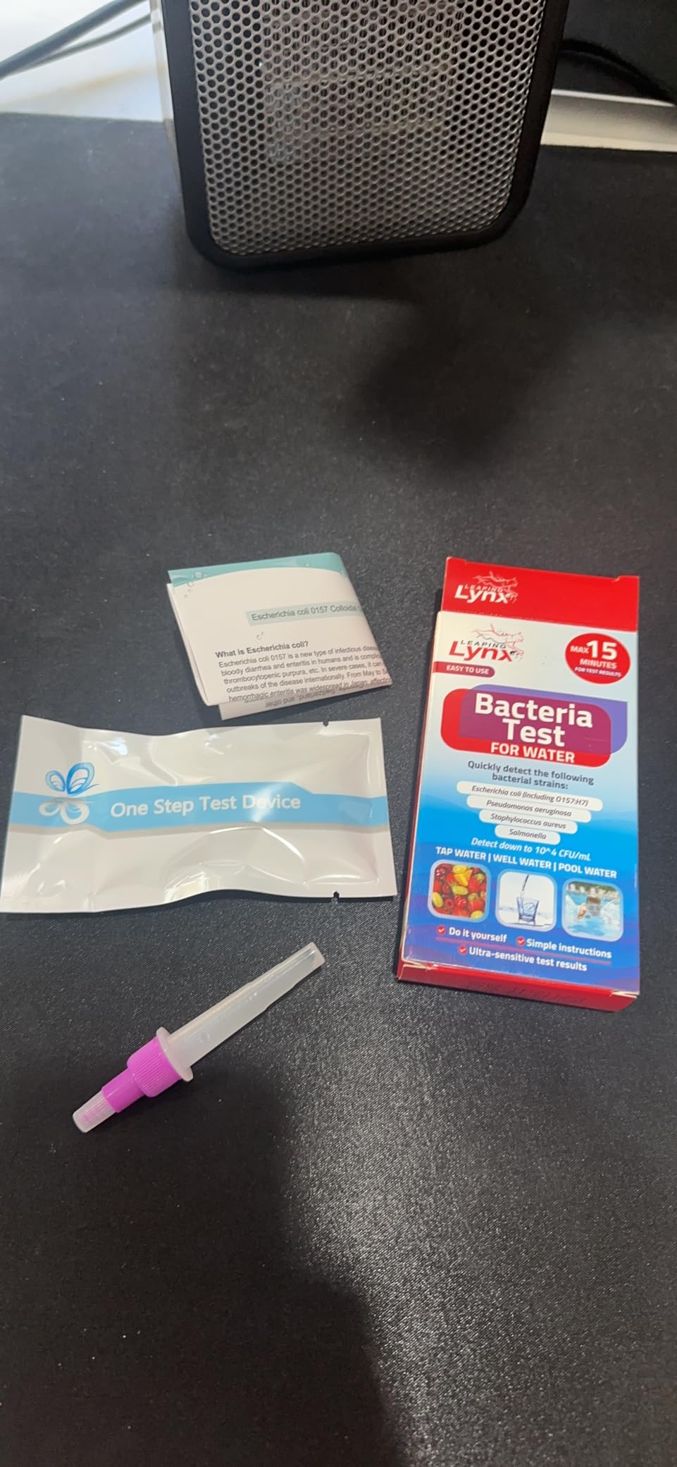 Bacteria Water Test Kit - Coliform, E. coli Detection for Well & Tap Water | Rapid Home Drinking Water Screening Kit with Lab-Quality Results | Leaping Lynx customer photo 1