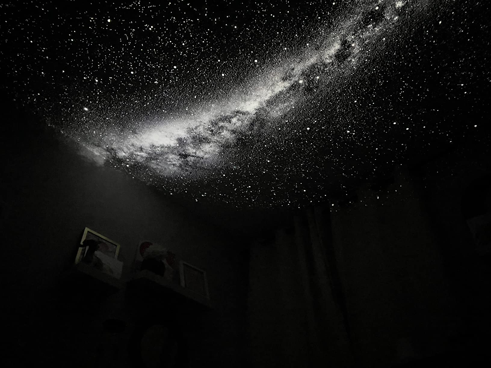 POCOCO Galaxy Star Projector, Rechargeable, with 5K Discs, 2 Megapixel Lens | 6 Hour Battery Life, 1W Soft Light, Timer, 2 Replacement Optical Film Discs, Gift to Relax, Study, Meditate and Stress Relief customer photo 1