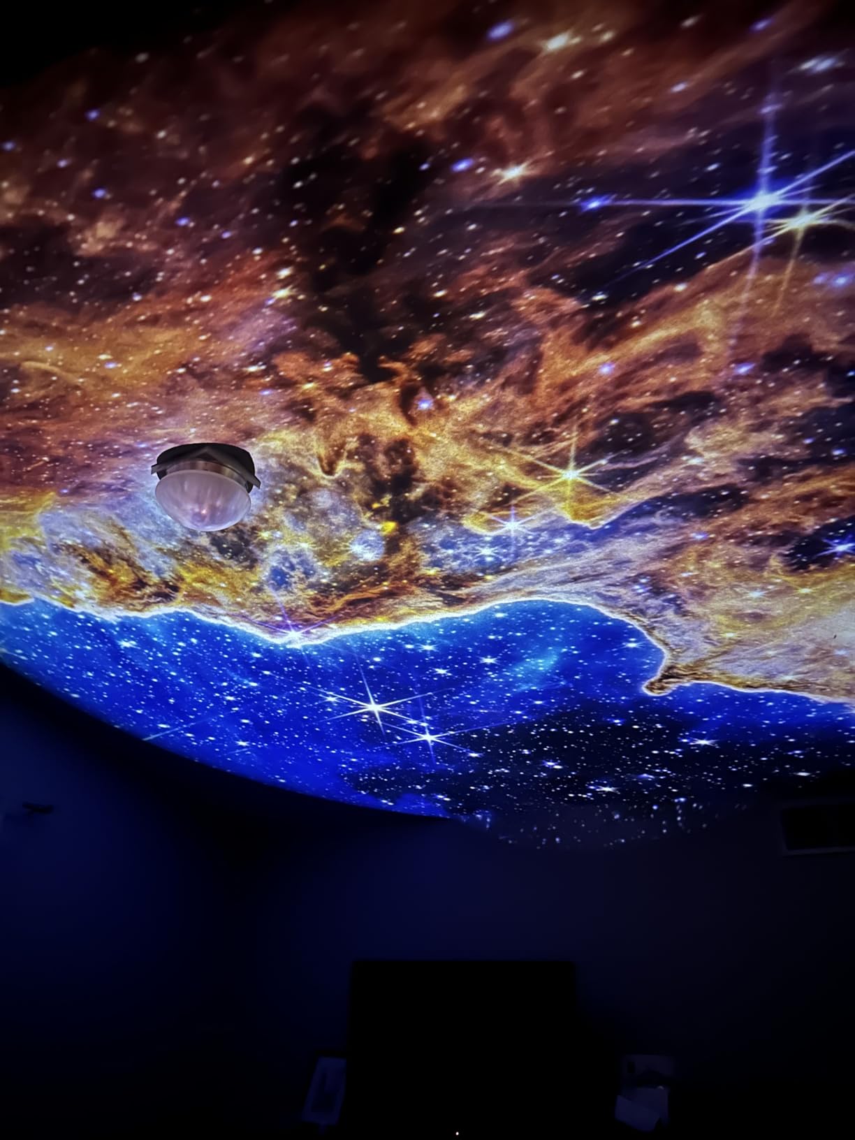 POCOCO Galaxy Star Projector, Rechargeable, with 5K Discs, 2 Megapixel Lens | 6 Hour Battery Life, 1W Soft Light, Timer, 2 Replacement Optical Film Discs, Gift to Relax, Study, Meditate and Stress Relief customer photo 2