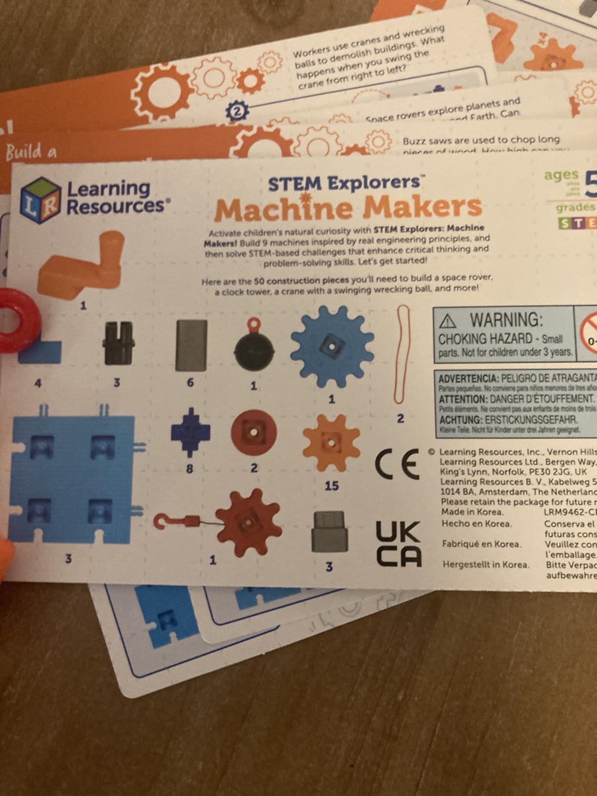 Learning Resources STEM Explorers Machine Makers - 60 Pieces, Ages 5+, Building Montessori Toys, Engineering Activities, Fine Motor Skills customer photo 1
