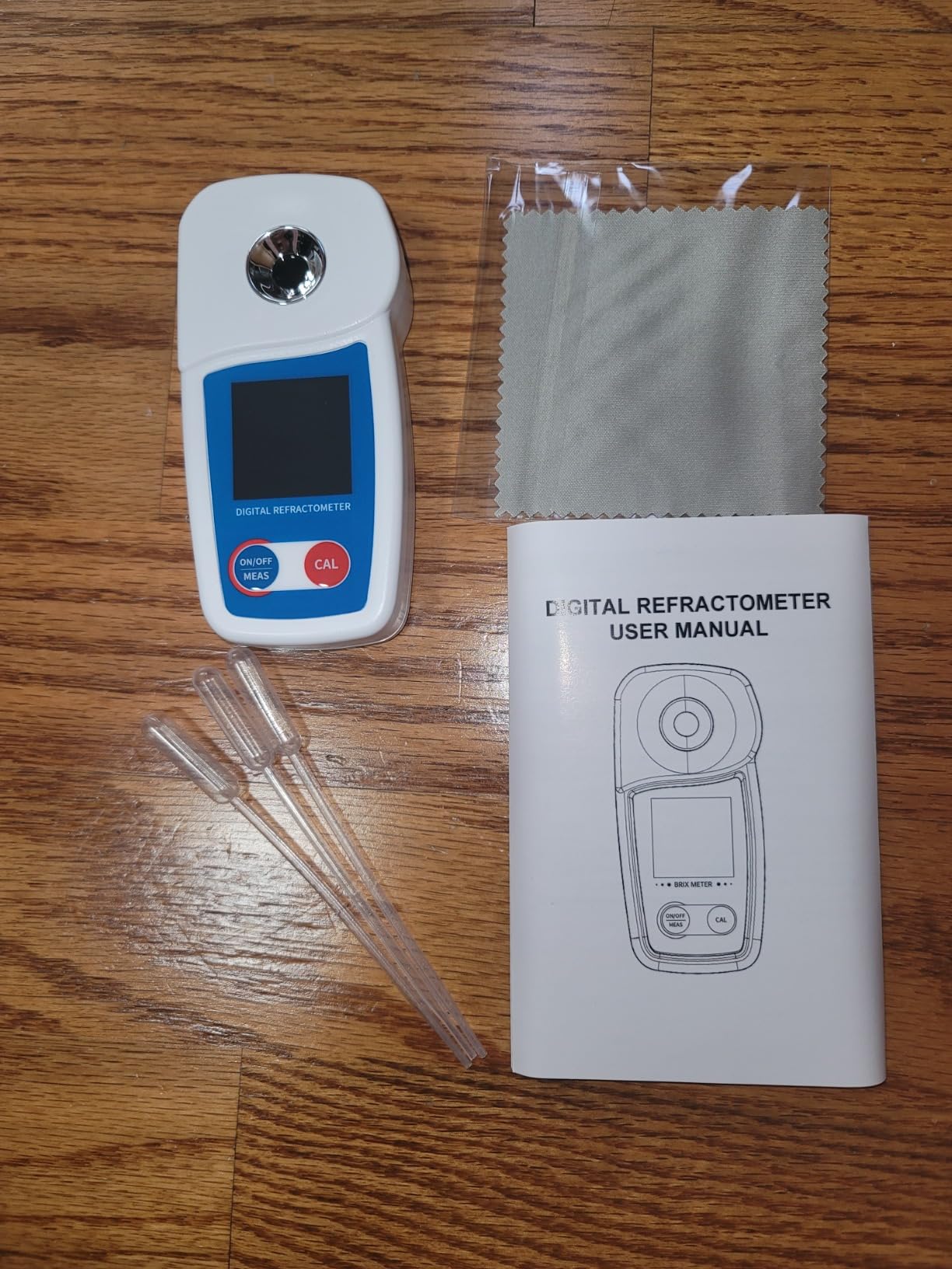 Digital Brix Refractometer with 0-55% Range, +/-0.1% Accuracy, Automatic Temperature Compensation Brix Meter for Fruit Juice, Wine Making and Coffee customer photo 2