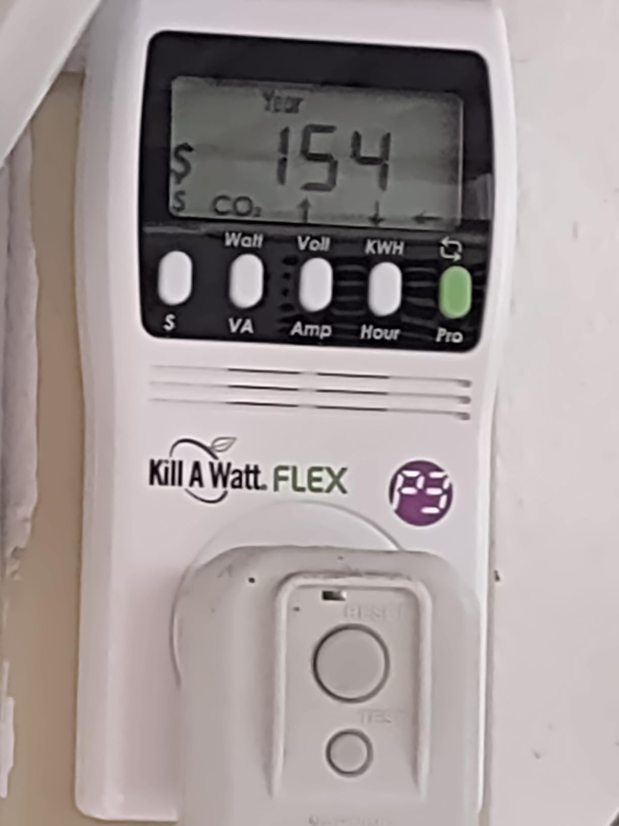 P3 International P4456 Kill A Watt Flex Electricity Usage Monitor - Advanced Power Meter with Data Memory, CO2 Tracking & Cost Calculator - Upgrade from P4400 Watt Meter customer photo 1