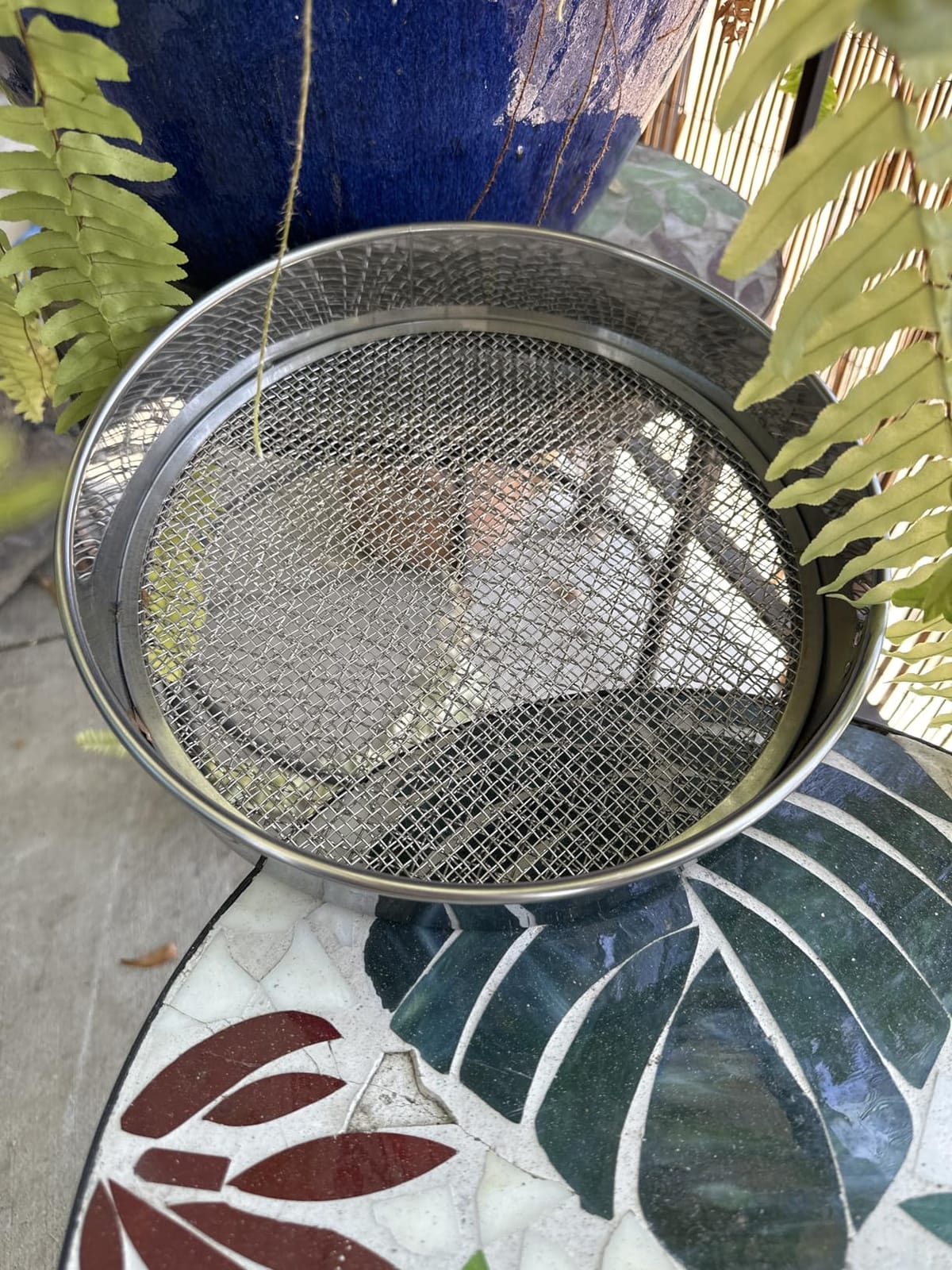 Soil Sifter Set with 3 Sieve Meshes for Rock and Sand - Stainless Steel customer photo 1