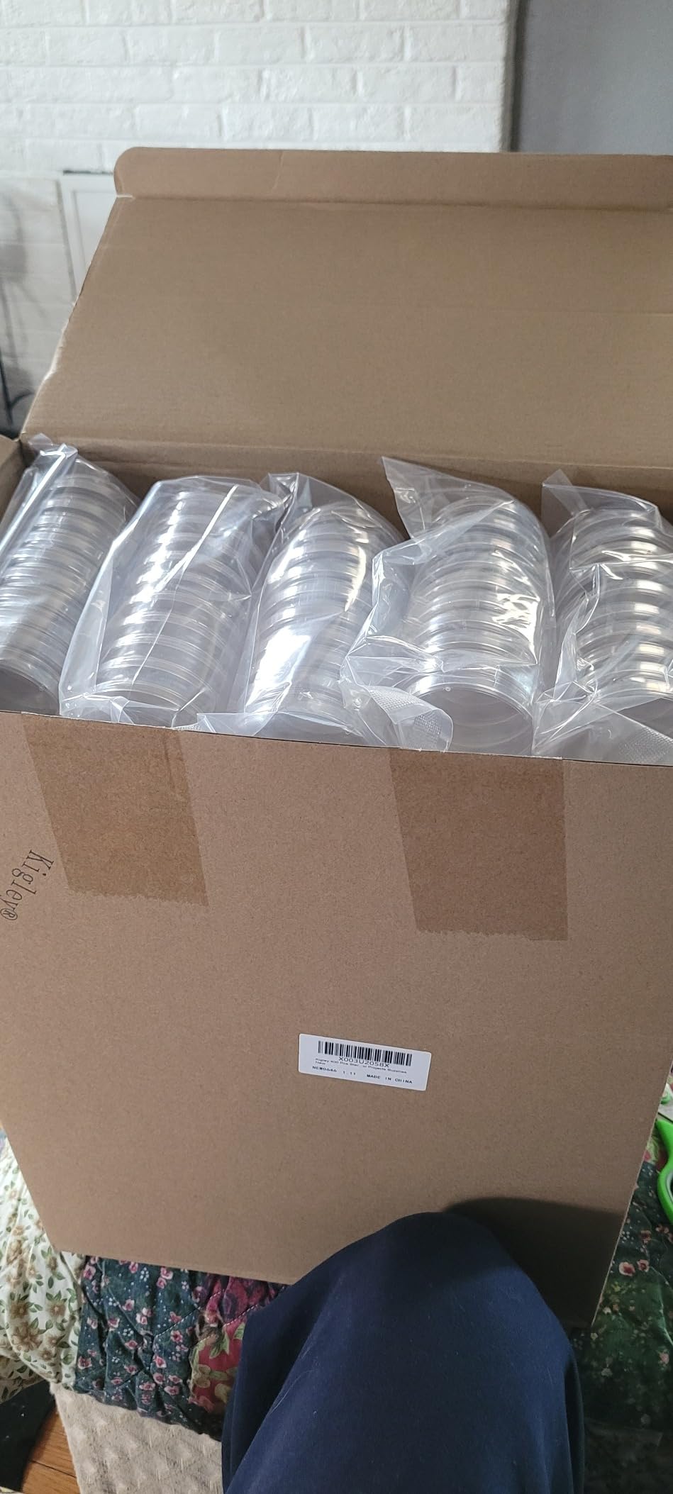 Kigley 400 Pcs Petri Dishes with Lids Bulk Sterile Plastic, 60mm X 15mm | Clear Thick Walls Cell Culture, Lab Petri Dishes for Science Lab Supplies School Projects Supplies customer photo 2