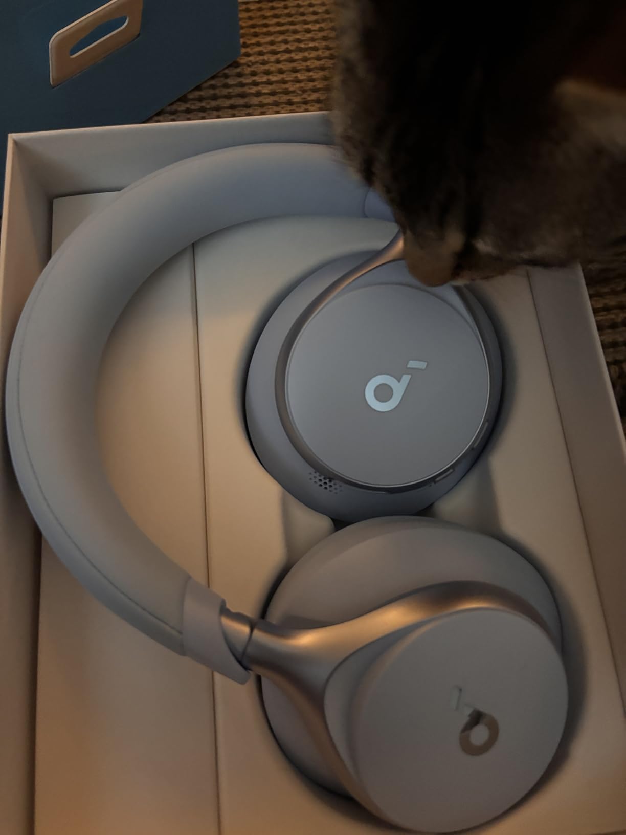 Soundcore Anker Space One ANC Over-Ear Headphones, Voice Reduction | Active Noise Cancelling, Comfortable Fit, Bluetooth, 40H ANC Playtime, App Control, LDAC Hi-Res, 3 Mics with AI, Travel-Ready customer photo 2