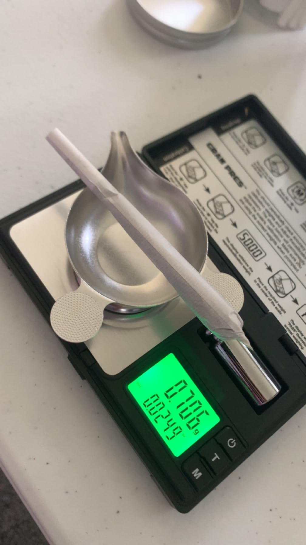 GRAM PRES High Precision Milligram Scale, Digital Mini Pocket Gram Scale | 50g/0.001g Mg Scale For Weighing Powders, Jewelry, Medicine, Gem, Reloading, Gold Scale With Cal Weight, Tweezer And Tray customer photo 2