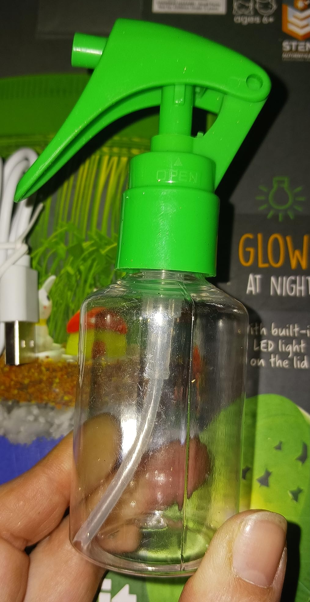 Light-Up Terrarium Kit for Kids - STEM Science Kit - Educational DIY Toy | Birthday Gift for Boys & Girls - Craft Project Idea for Ages 6 7 8 9 10 11 12 Year Old - Craft for Boys customer photo 2