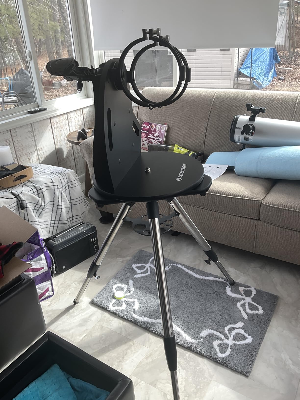 Celestron Tripod for StarSense Explorer Tabletop Dobsonians | Comfortable Observing for Tabletop Telescope, Adjustable Height, Stainless Steel Legs, Built-In Accessory Tray customer photo 2