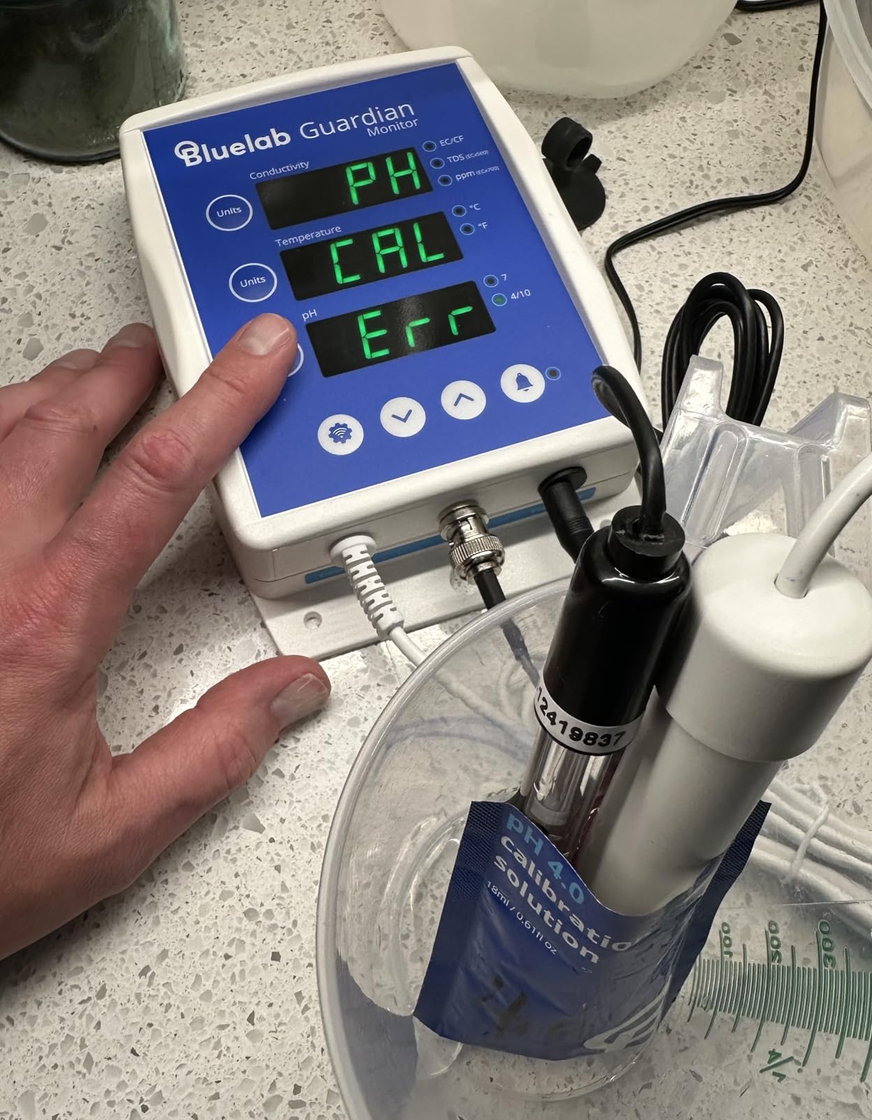 Bluelab Guardian Monitor Wi-Fi for Real-Time Monitoring | pH, Temperature and Conductivity (TDS) - 3-in-1 Digital Meter customer photo 1