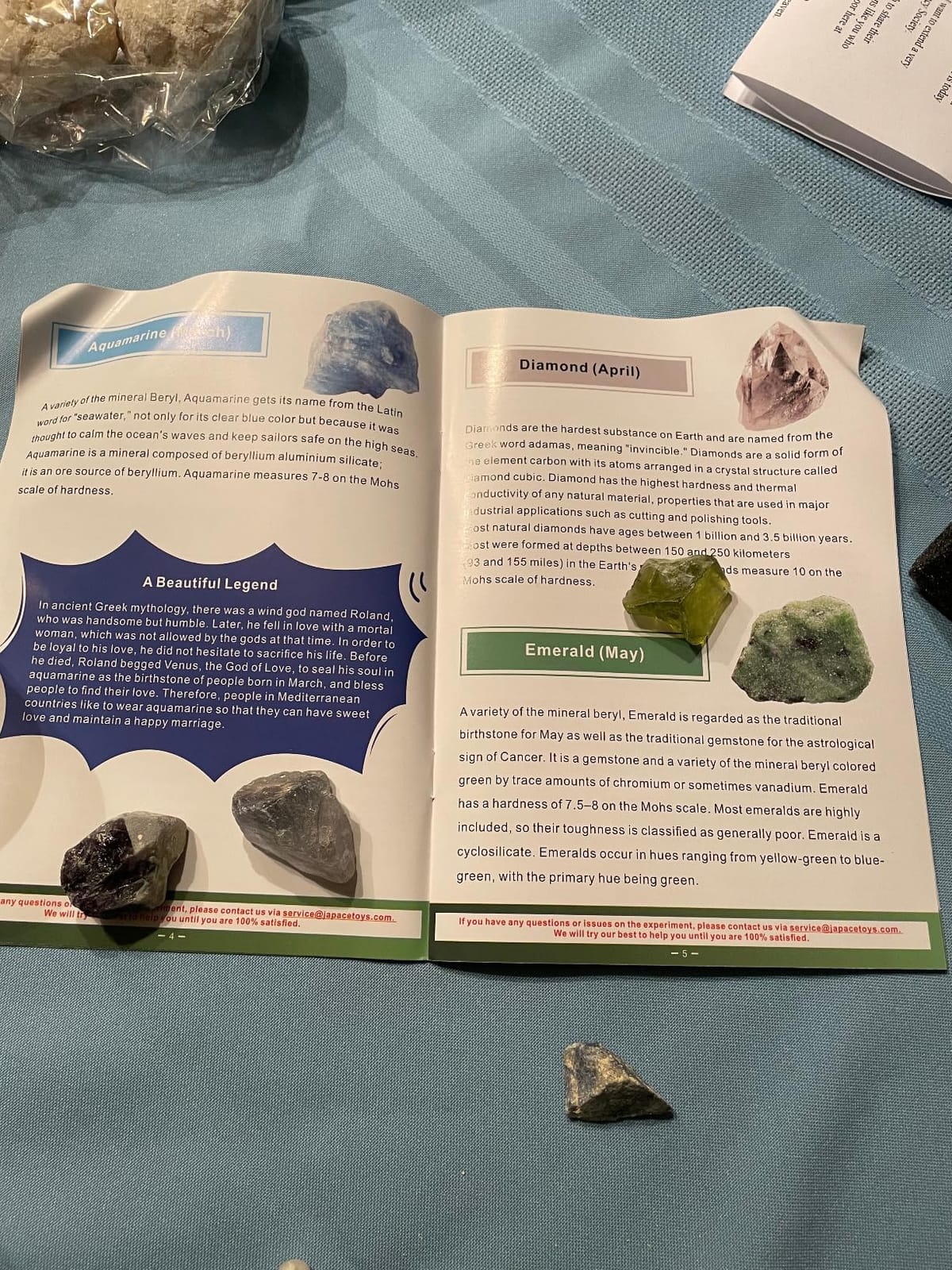 Japace Earth Science Kits for Kids Age 6-8-12-14, Birthstone Gemstone Dig Kit, Geology Kit with Break Your Own Geodes, Crystal Growing Experiment, Rock Mining Kit Birthday Gifts Toys for Boys Girls customer photo 1