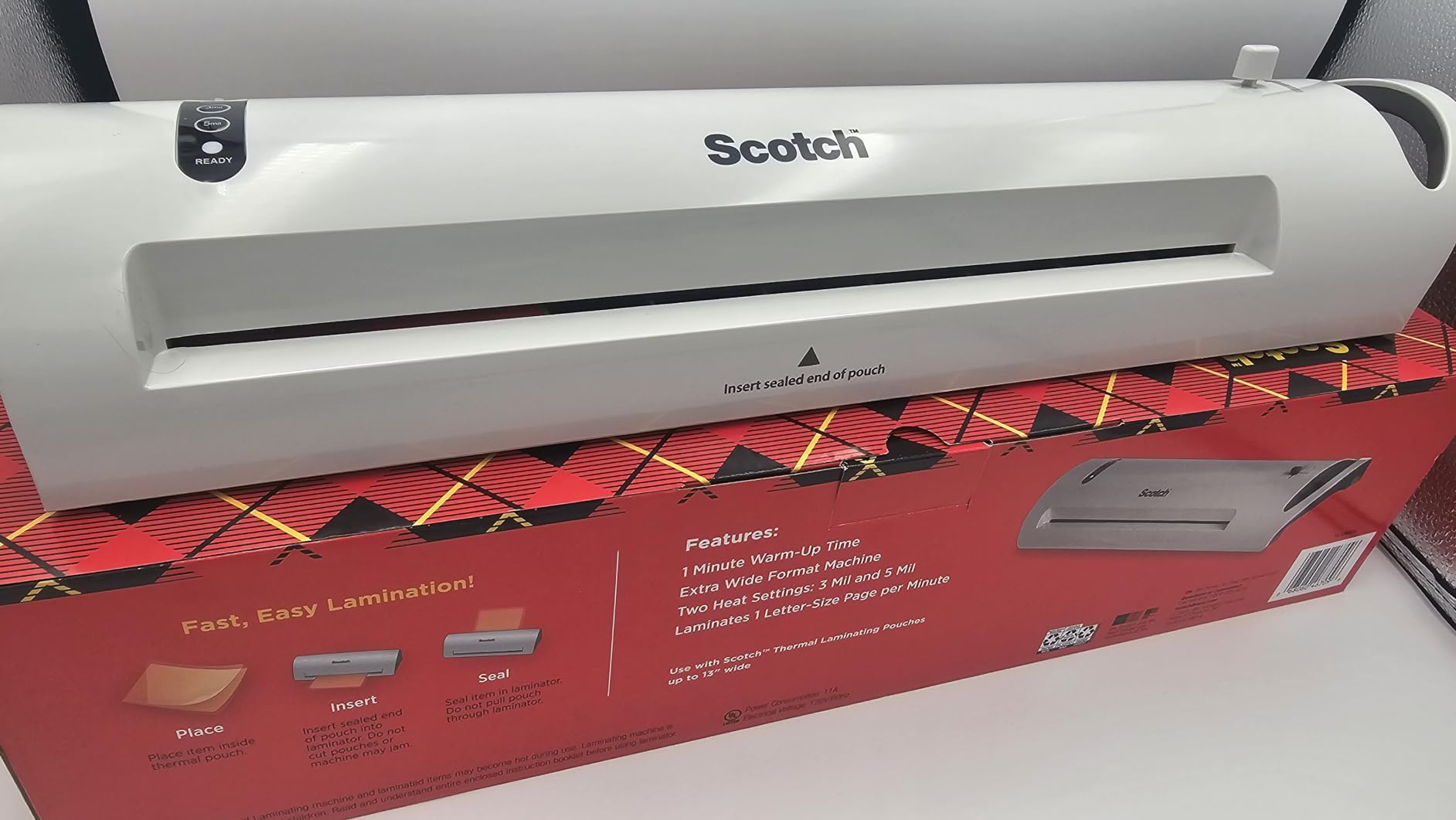 Scotch Thermal Laminator, Extra Wide 13 Inch Input | Ideal for Teachers, Small Offices, or Home, TL1302X customer photo 1